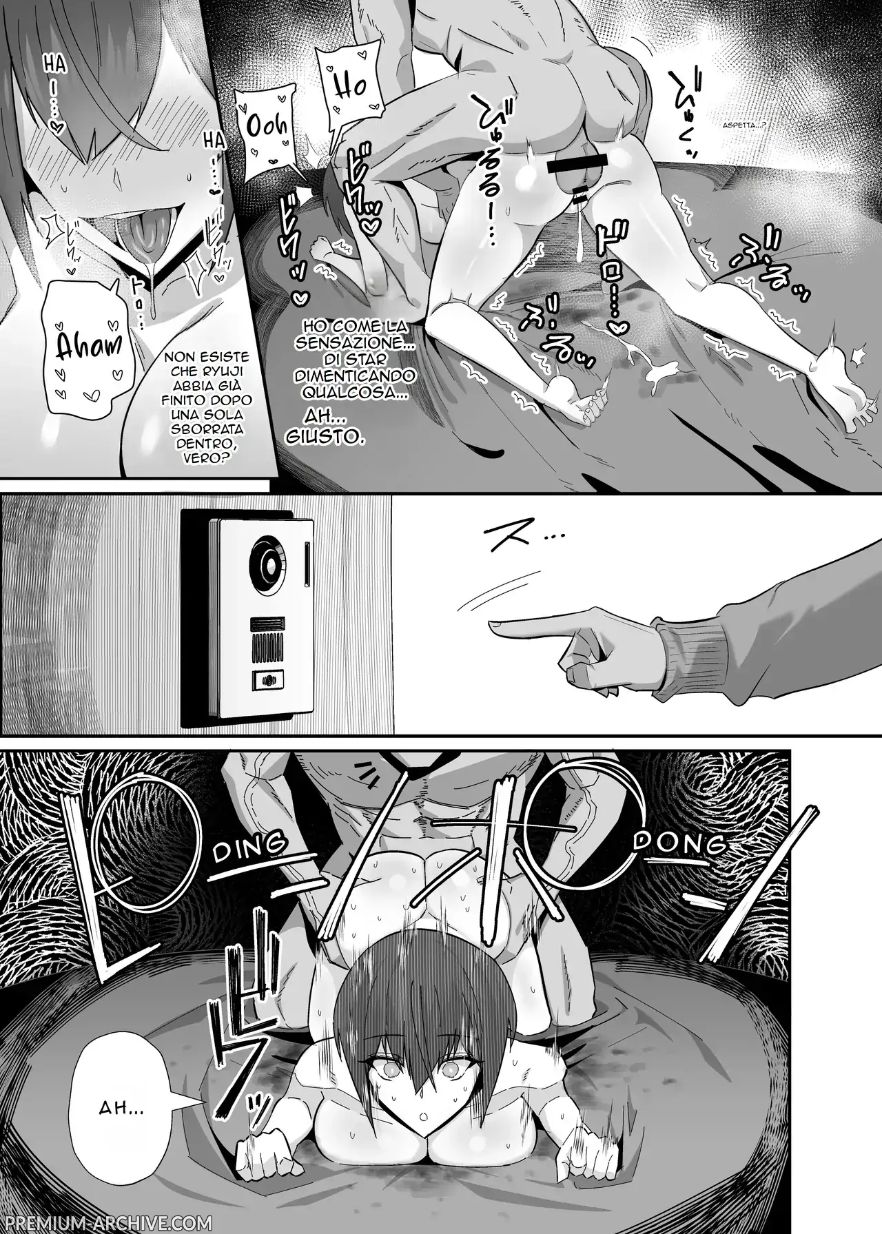 [Zenjidou Shimoneta Seizou Machine (Chinetsu)] Ibitsu Seiso na Yowa Ki Kanojo Gouin Motokare ni Netorareru... | Una ragazza pura ma infedele [Italian] Bildnummer 44