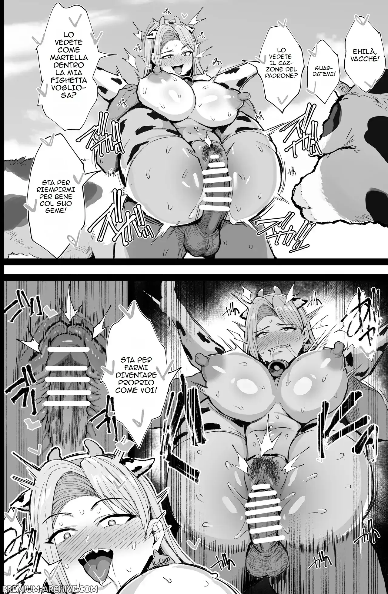 [Jack to Nicholson (NoriPachi)] Hajimete no Tanetsuke Sakunyuu Taiken | Prima esperienza di accoppiamento e mungitura [Italian] Bildnummer 43