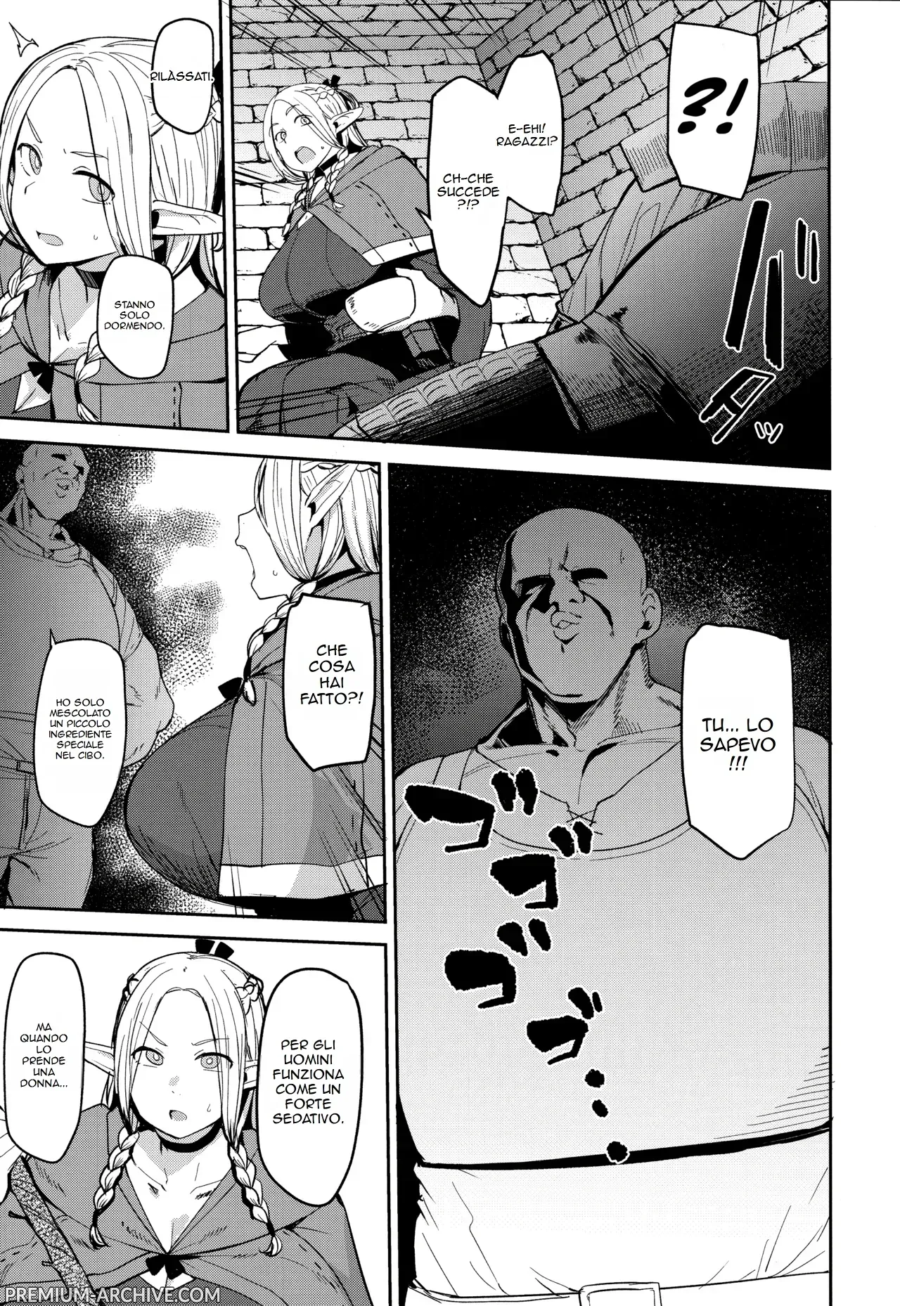 (C106) [North70 (Nanao Yukiji)] Chin Ochi Donkusa Elf | Elfo idiota, inculata e scopata a dovere (Dungeon Meshi) [Italian] 画像番号 8