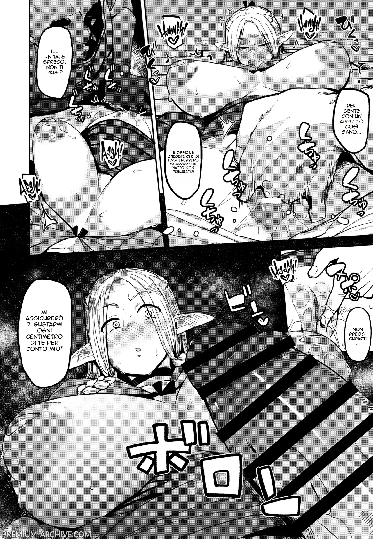 (C106) [North70 (Nanao Yukiji)] Chin Ochi Donkusa Elf | Elfo idiota, inculata e scopata a dovere (Dungeon Meshi) [Italian] 画像番号 13