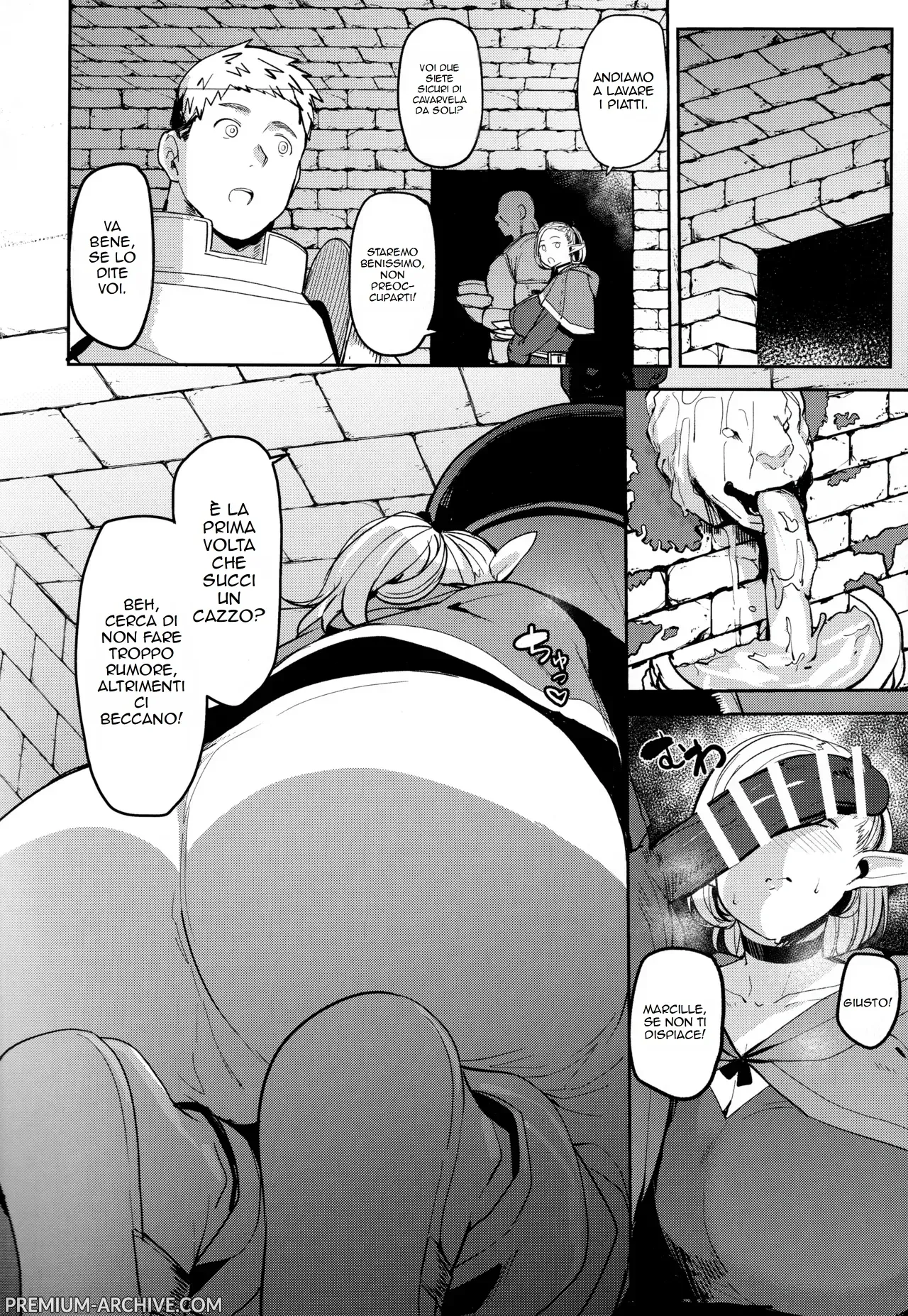 (C106) [North70 (Nanao Yukiji)] Chin Ochi Donkusa Elf | Elfo idiota, inculata e scopata a dovere (Dungeon Meshi) [Italian] 画像番号 23