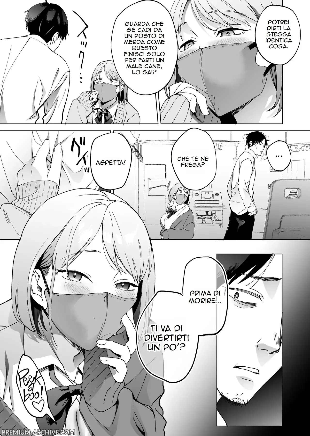 [Manmaya (Same Manma)] Jinsei Shuuryou 5-byou Mae Nazo JK ni Kuwareru | Divorato da una misteriosa liceale 5 secondi prima di dire addio alla mia vita [Italian] 画像番号 4