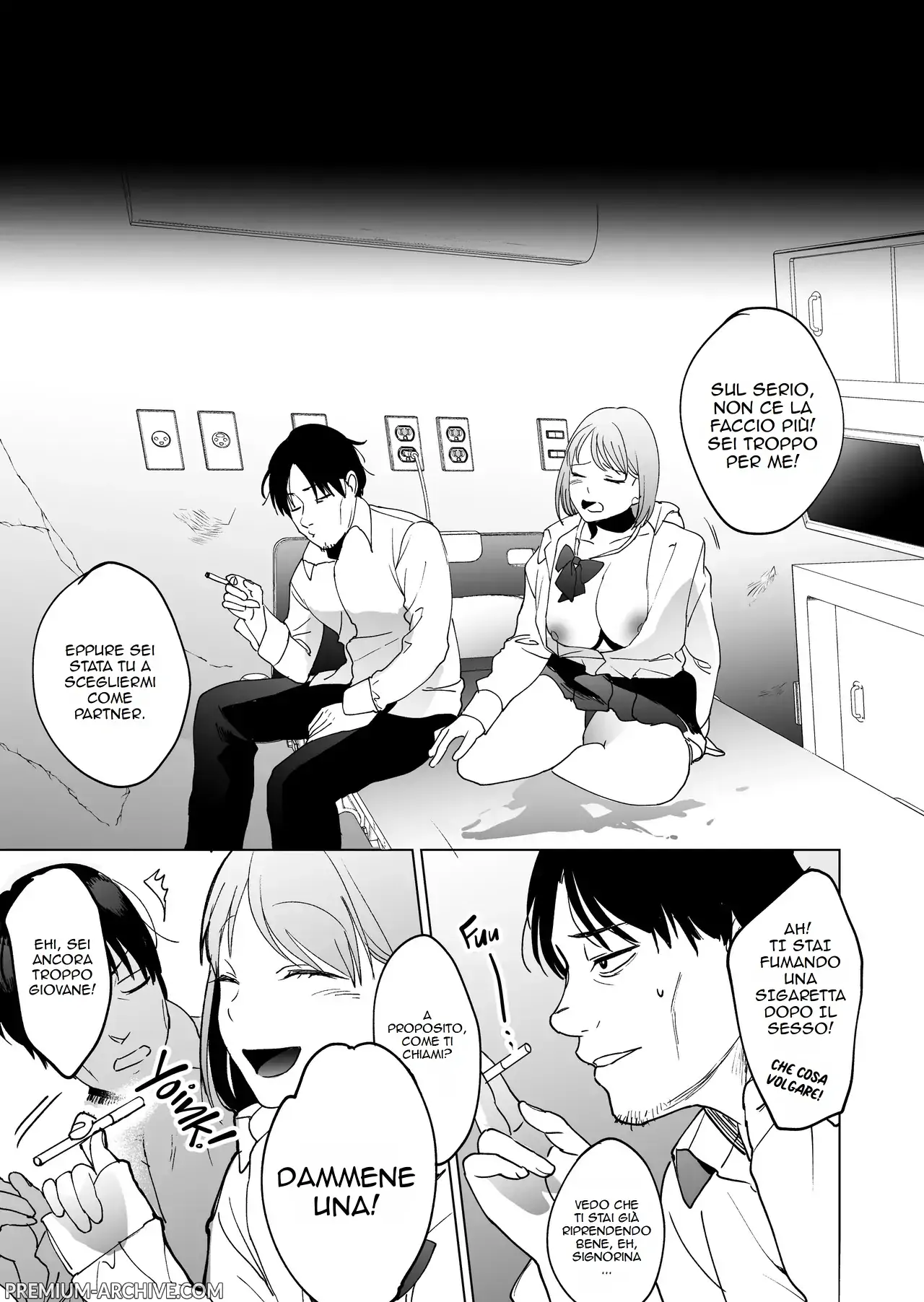 [Manmaya (Same Manma)] Jinsei Shuuryou 5-byou Mae Nazo JK ni Kuwareru | Divorato da una misteriosa liceale 5 secondi prima di dire addio alla mia vita [Italian] 画像番号 56