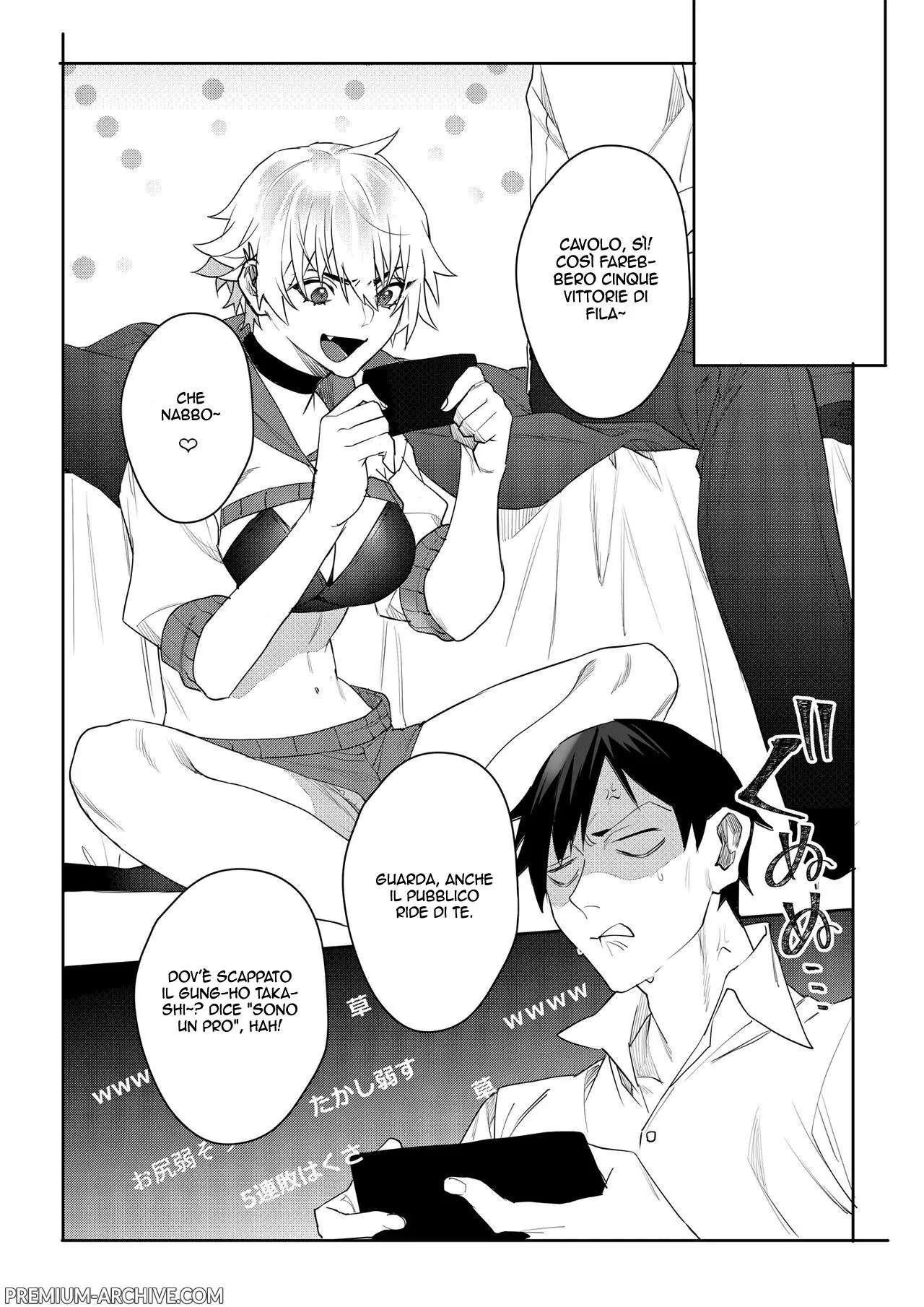 [Oshaburi Tengoku (Shishamo)] Gamer Kanojo no Oppai Monde mita Kekka... | Che succede se provi a palpare le tette di una gamer [Italian] 5eme image