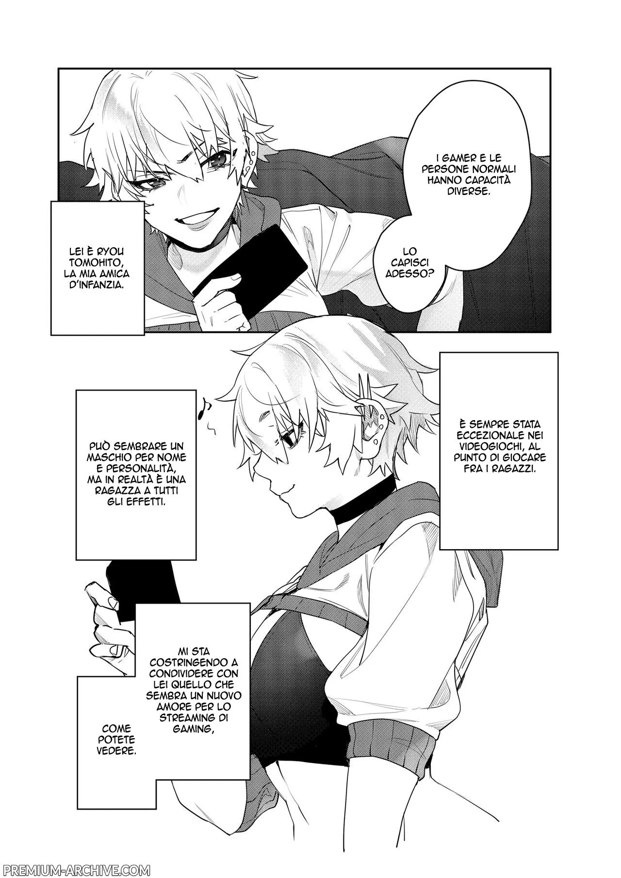 [Oshaburi Tengoku (Shishamo)] Gamer Kanojo no Oppai Monde mita Kekka... | Che succede se provi a palpare le tette di una gamer [Italian] 6eme image