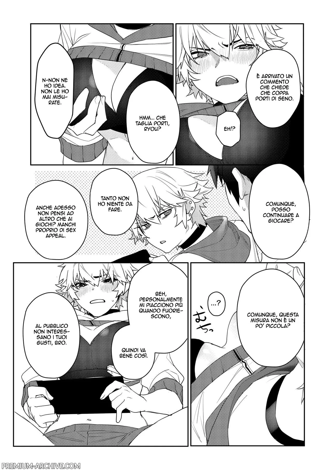 [Oshaburi Tengoku (Shishamo)] Gamer Kanojo no Oppai Monde mita Kekka... | Che succede se provi a palpare le tette di una gamer [Italian] 10eme image