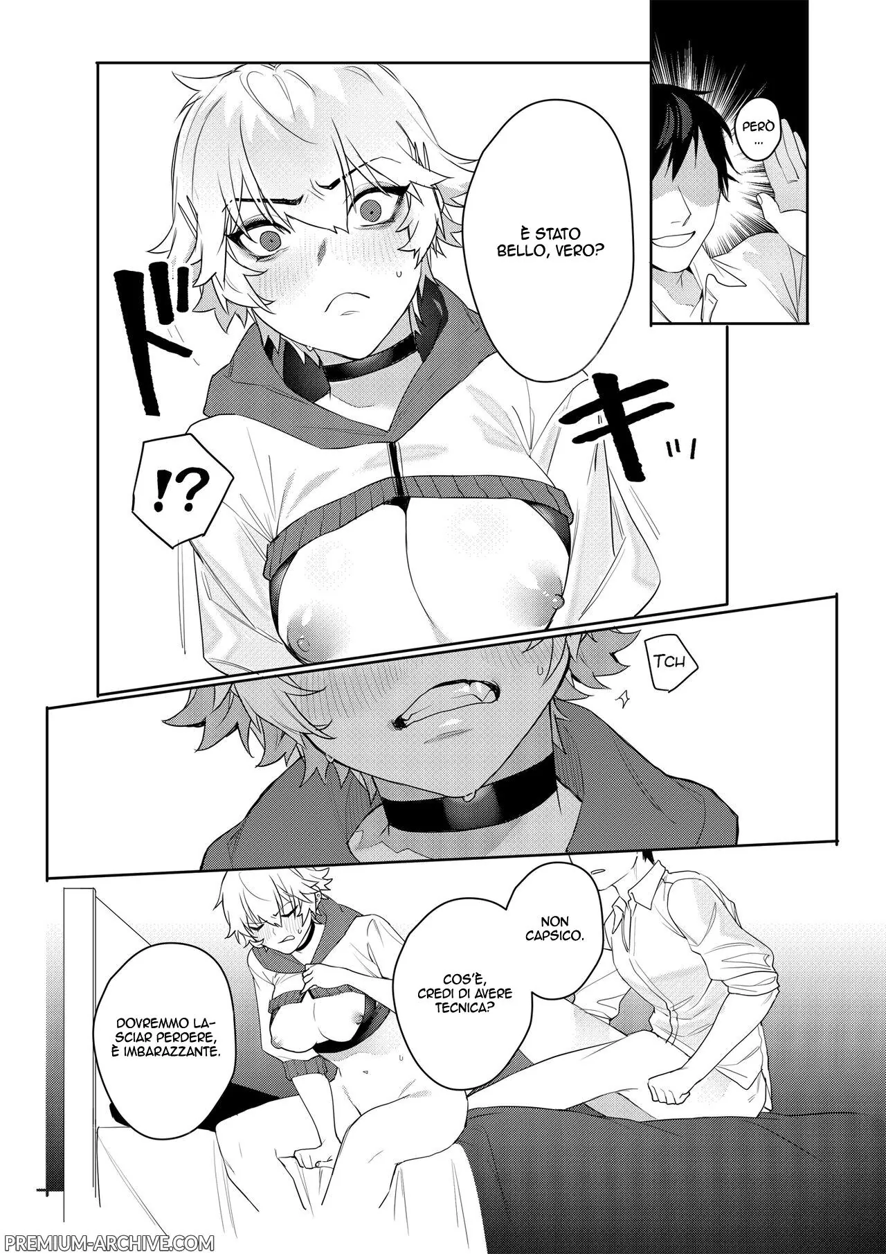 [Oshaburi Tengoku (Shishamo)] Gamer Kanojo no Oppai Monde mita Kekka... | Che succede se provi a palpare le tette di una gamer [Italian] 20eme image