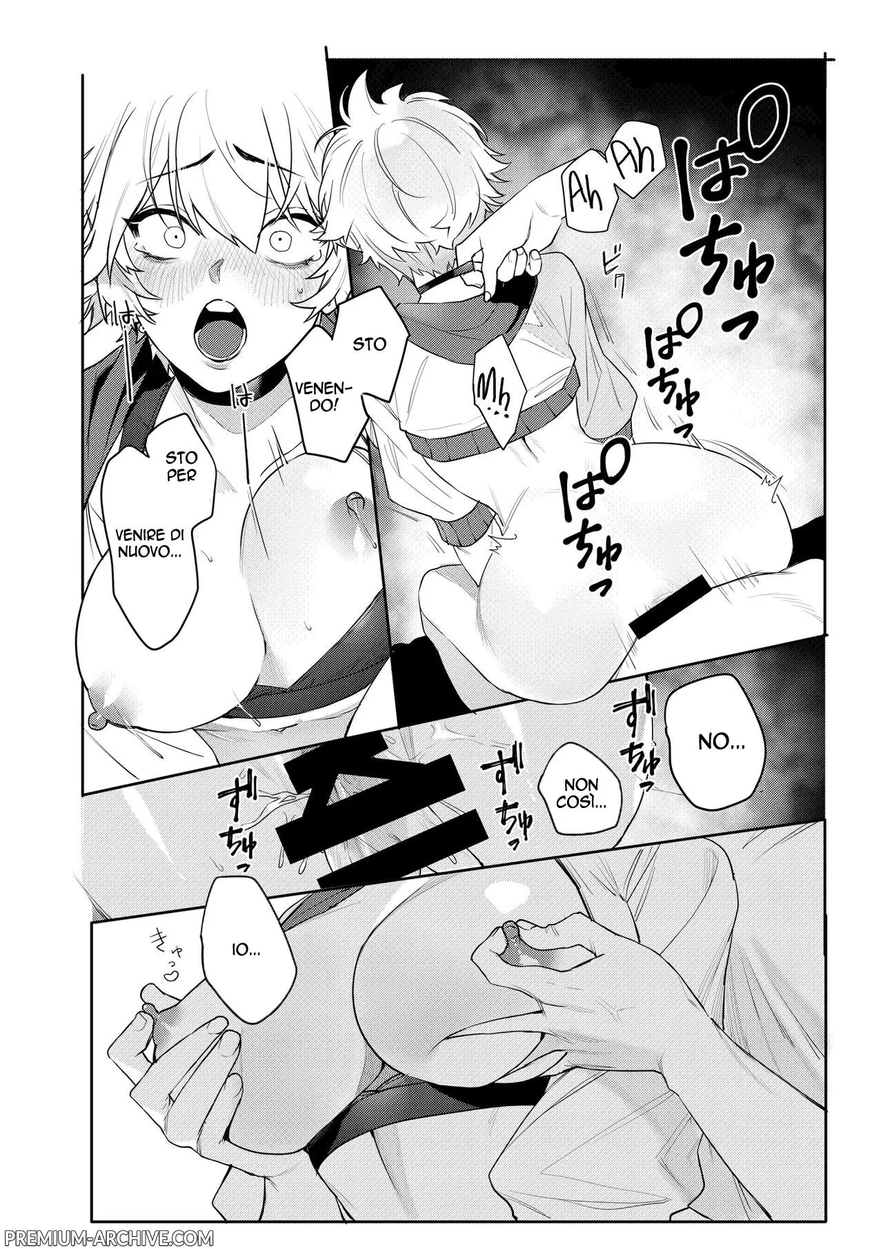 [Oshaburi Tengoku (Shishamo)] Gamer Kanojo no Oppai Monde mita Kekka... | Che succede se provi a palpare le tette di una gamer [Italian] 23eme image