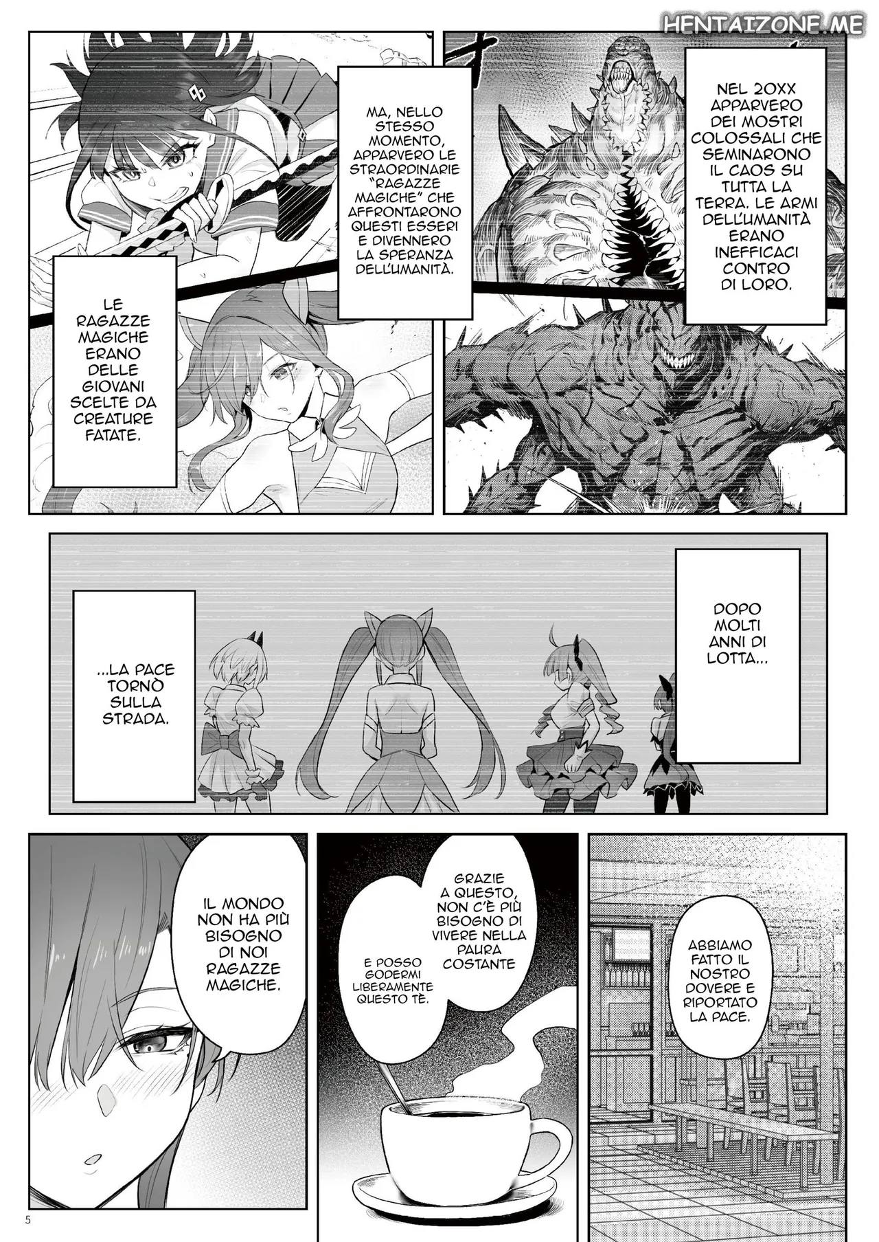 [COMEX (Zhen Lu)] Moto Mahou Shoujo no Shigoto Hanashi Ao Zenjitsutan | Ragazze magiche Prequel [Italian] [Decensored] [Digital] Bildnummer 4