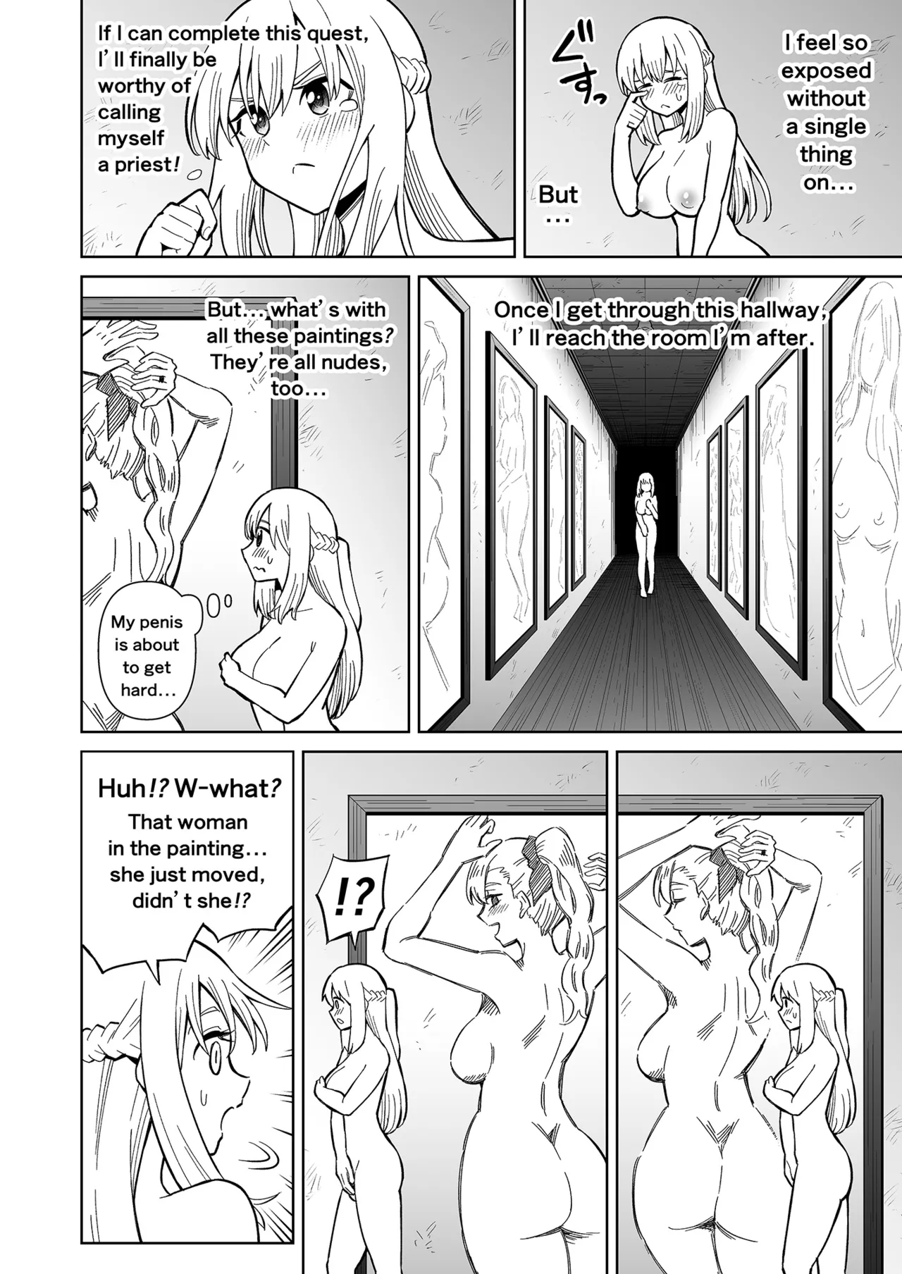 [Hitsumabushi] Futanari Priest Clarice to Akuryoukan | Futanari Priest Clarice and Phantom Masion [English] image number 31