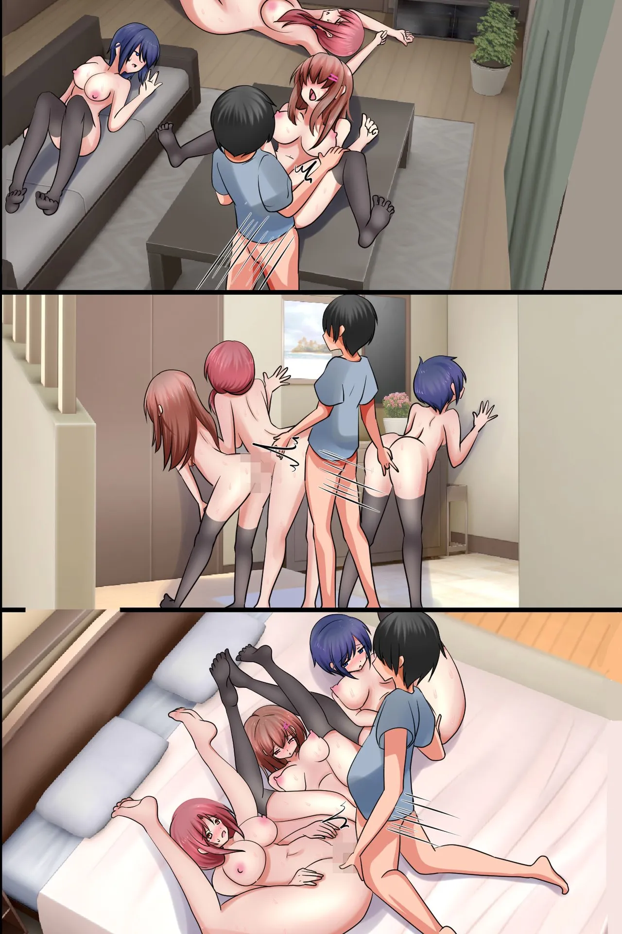 [rbooks] 家庭教師の俺がお隣さん一家全員を巨根で寝取ってセックス漬けにした話 image number 77