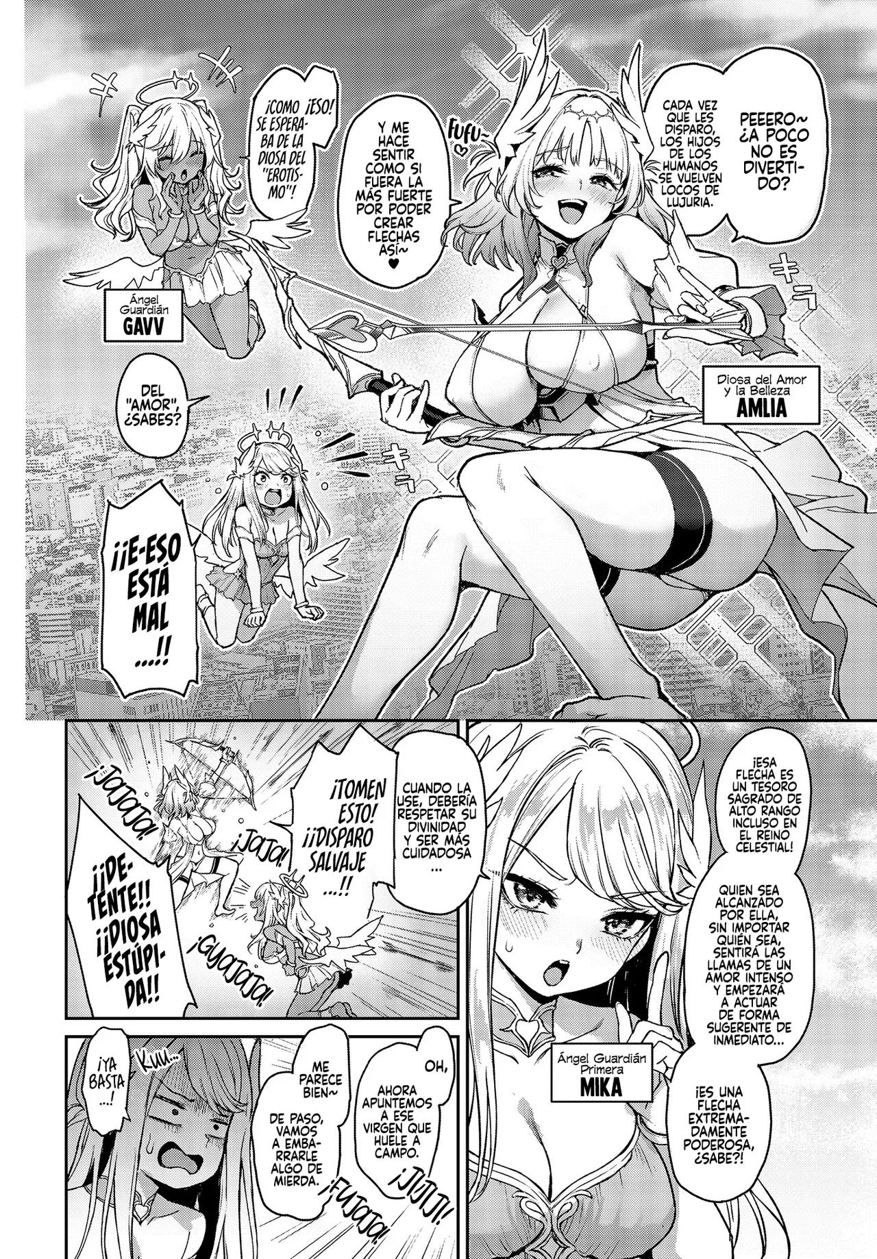 [Michiking] Ai No Megami Nan Desu Kedo Kanojo Ni Shite Moratte Ii Desu Ka? (COMIC Luxuria vol.01) [Spanish] [Rakuen Translations] [Digital] image number 3