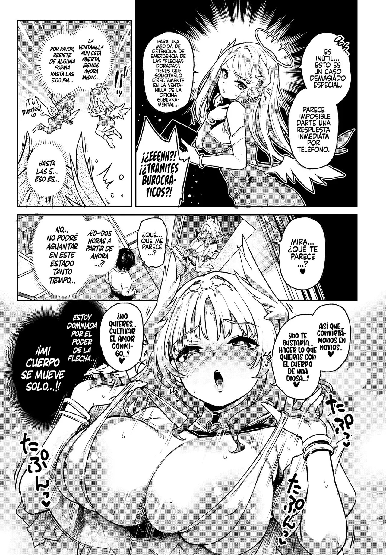 [Michiking] Ai No Megami Nan Desu Kedo Kanojo Ni Shite Moratte Ii Desu Ka? (COMIC Luxuria vol.01) [Spanish] [Rakuen Translations] [Digital] image number 6