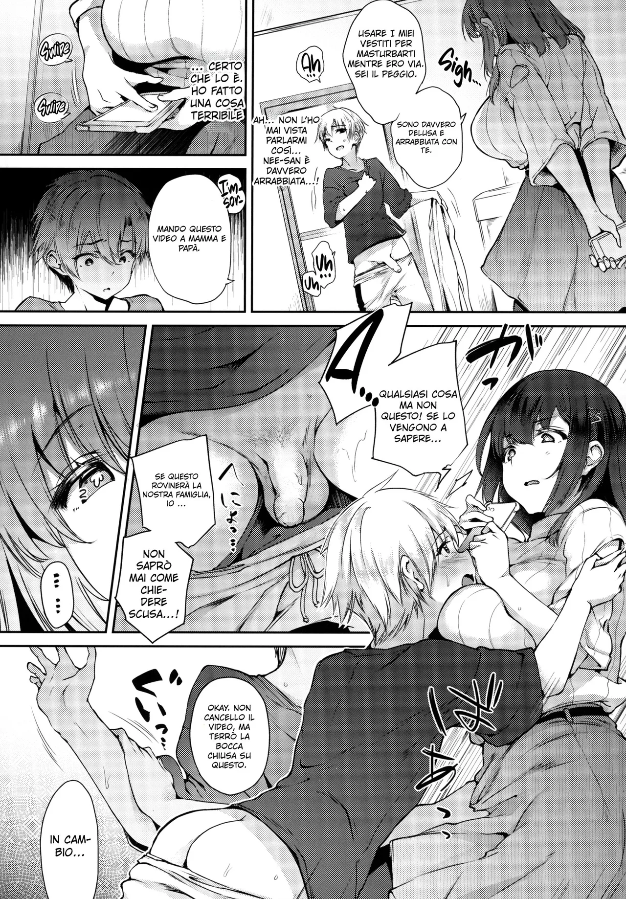 (C97) [Mata Ashita. (Oohira Sunset)] Anenie Life -Boku no Onanie wa Ane no Mono- | La vita della masturbazione della sorella maggiore - Il mio diritto alla masturbazione appartiene alla mia sorellastra più grande [Italian] (Decensored) 图片编号 9