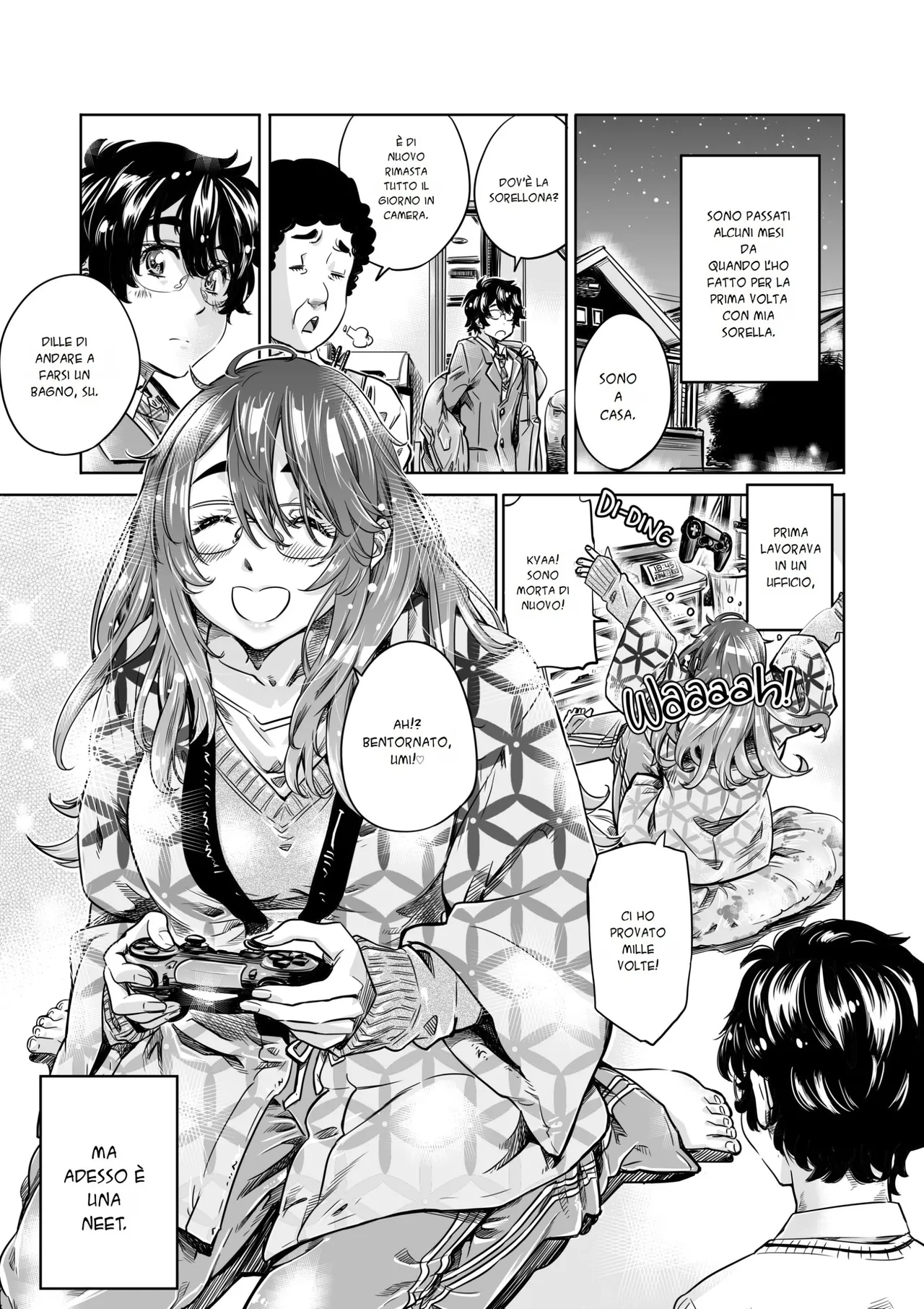 [Burning Shimai (MARUTA)] She's My Oneechan, but She's Just Pampering Me a Bit, so It's Okay 1-2 [Italian] (Decensored) numero di immagine  24