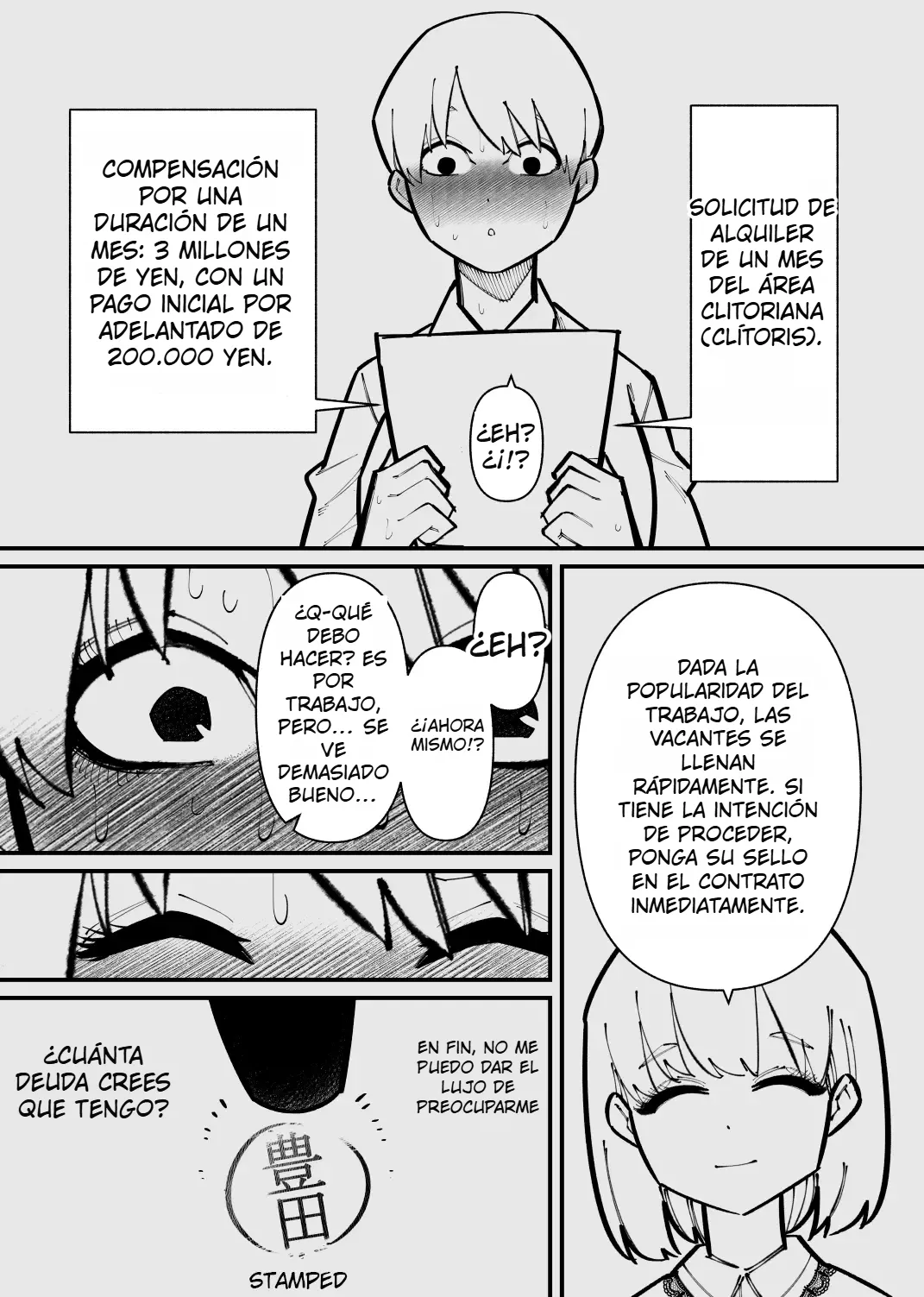 [Hachihachihachi] Clitoris Kashidashitara... | Si te presto mi clitoris... [Spanish] [Charum] 图片编号 4