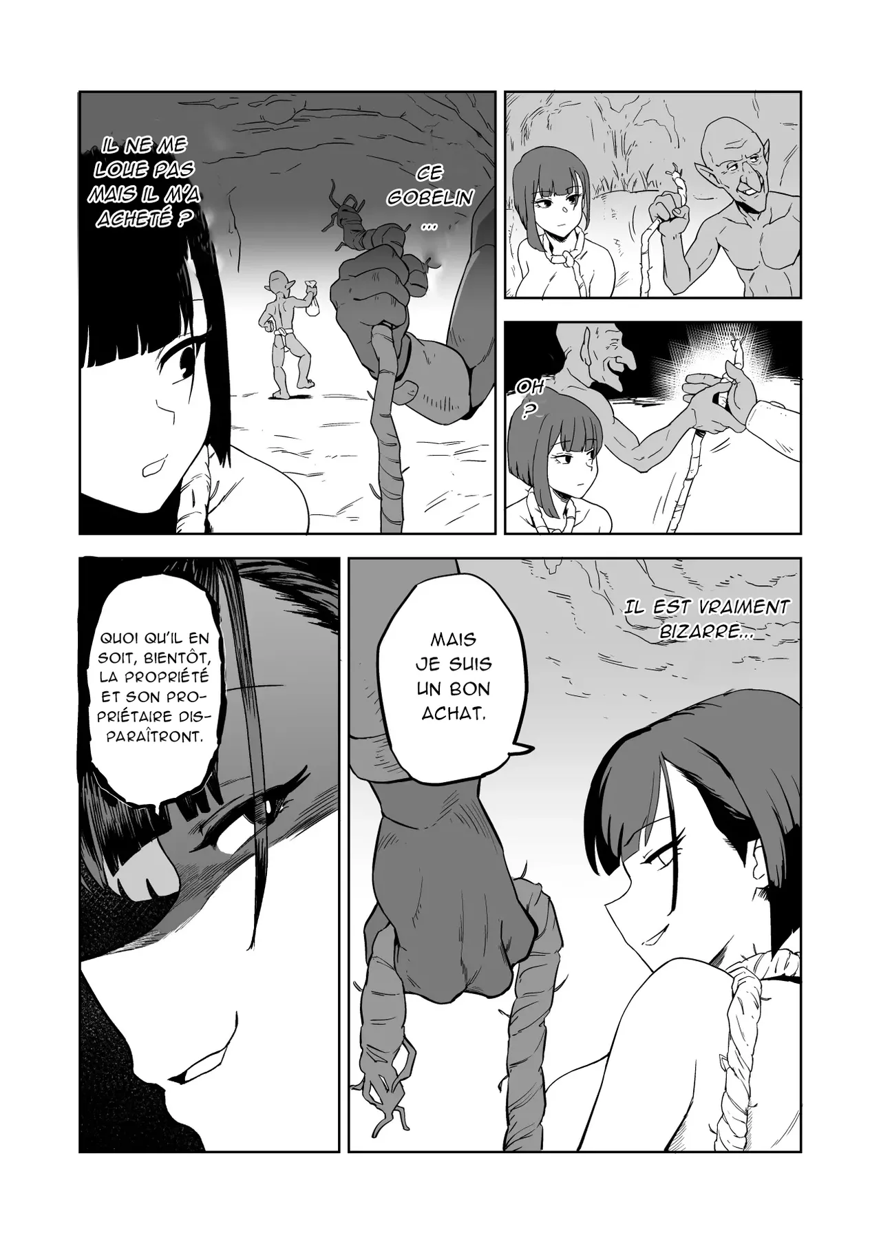 [yamabatake] Zako-kan Nerai no Do-M Onna Kishi ga Hontou ni Goblin Dorei ni Sareru Hanashi Zenpen Part 2 [French][AkroDa] 图片编号 9