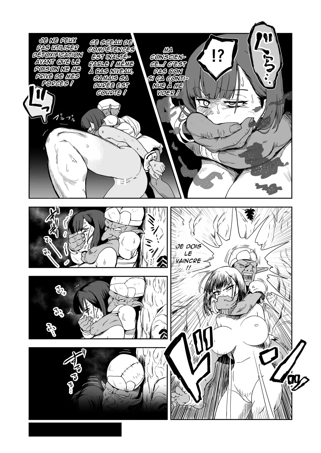 [yamabatake] Zako-kan Nerai no Do-M Onna Kishi ga Hontou ni Goblin Dorei ni Sareru Hanashi Zenpen Part 2 [French][AkroDa] 图片编号 14