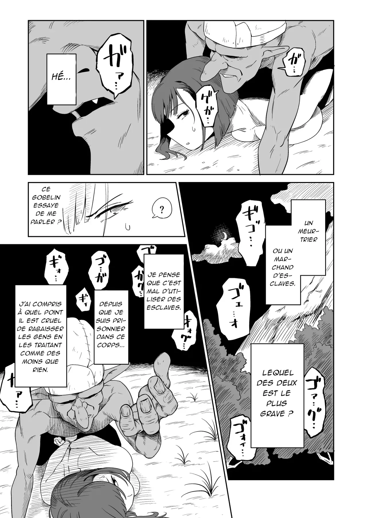 [yamabatake] Zako-kan Nerai no Do-M Onna Kishi ga Hontou ni Goblin Dorei ni Sareru Hanashi Zenpen Part 2 [French][AkroDa] 图片编号 38