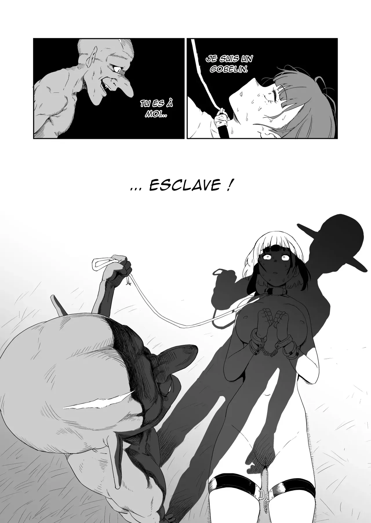 [yamabatake] Zako-kan Nerai no Do-M Onna Kishi ga Hontou ni Goblin Dorei ni Sareru Hanashi Zenpen Part 2 [French][AkroDa] 图片编号 43