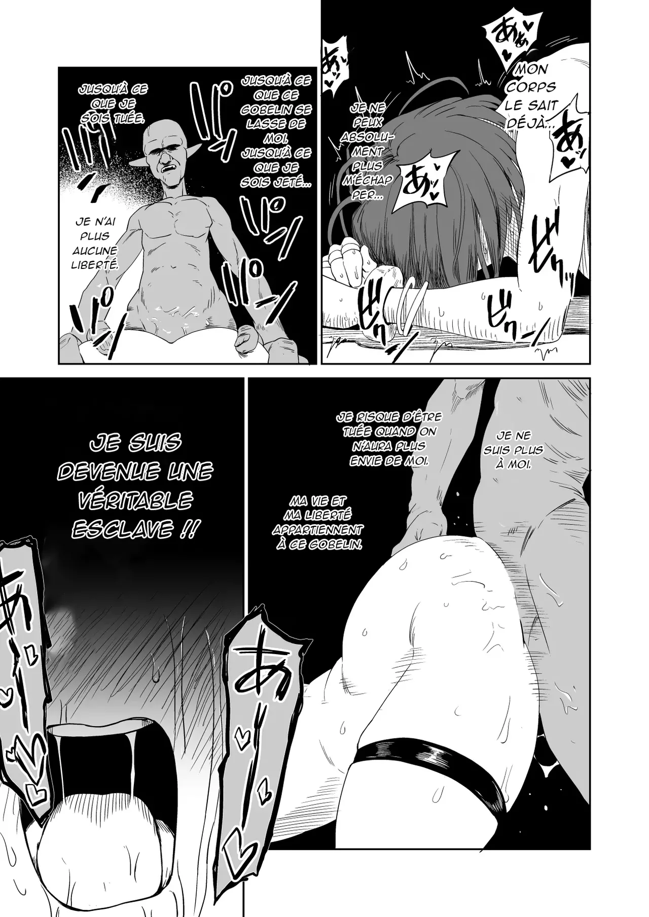 [yamabatake] Zako-kan Nerai no Do-M Onna Kishi ga Hontou ni Goblin Dorei ni Sareru Hanashi Zenpen Part 2 [French][AkroDa] 图片编号 50