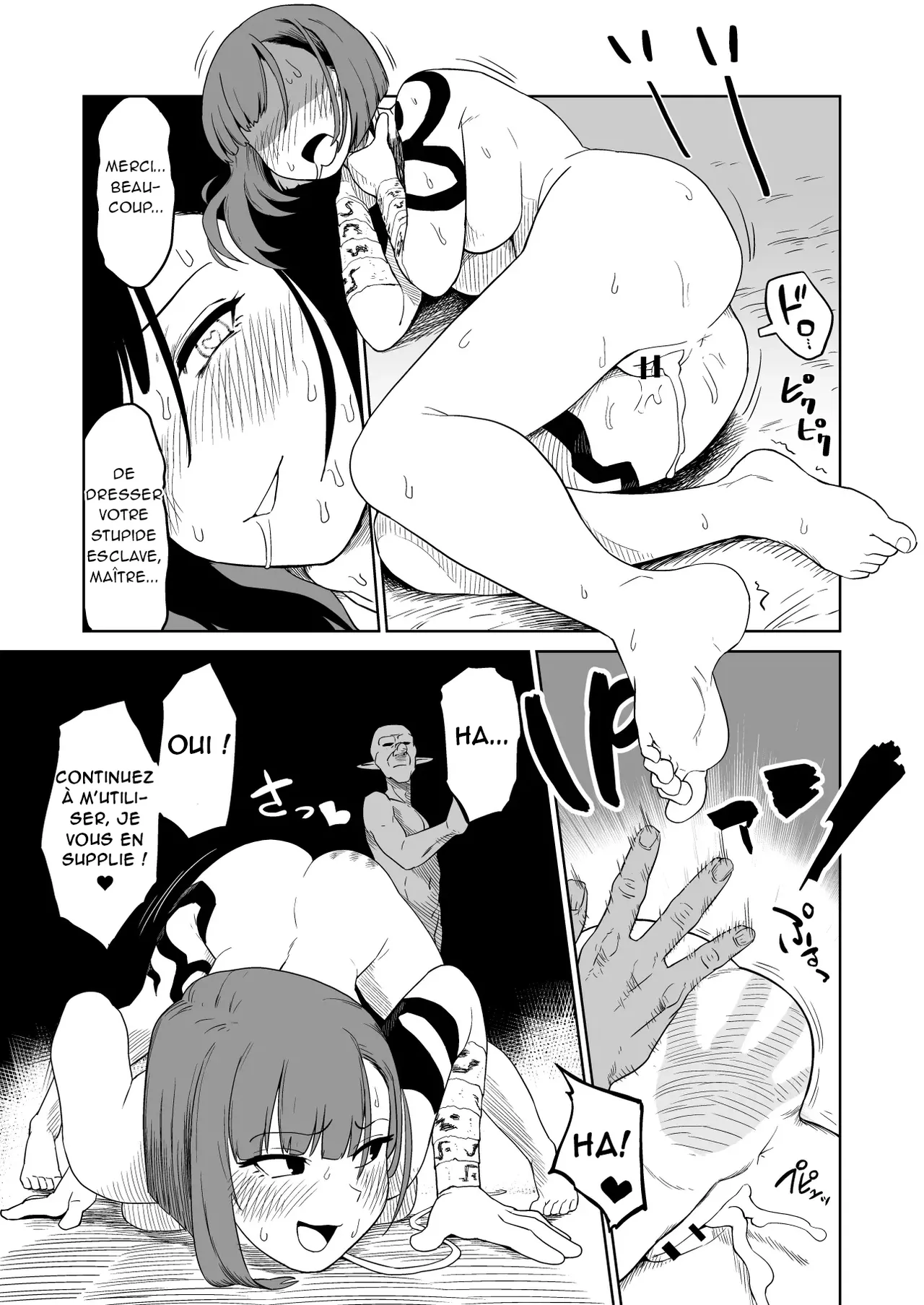 [yamabatake] Zako-kan Nerai no Do-M Onna Kishi ga Hontou ni Goblin Dorei ni Sareru Hanashi Zenpen Part 2 [French][AkroDa] 图片编号 70