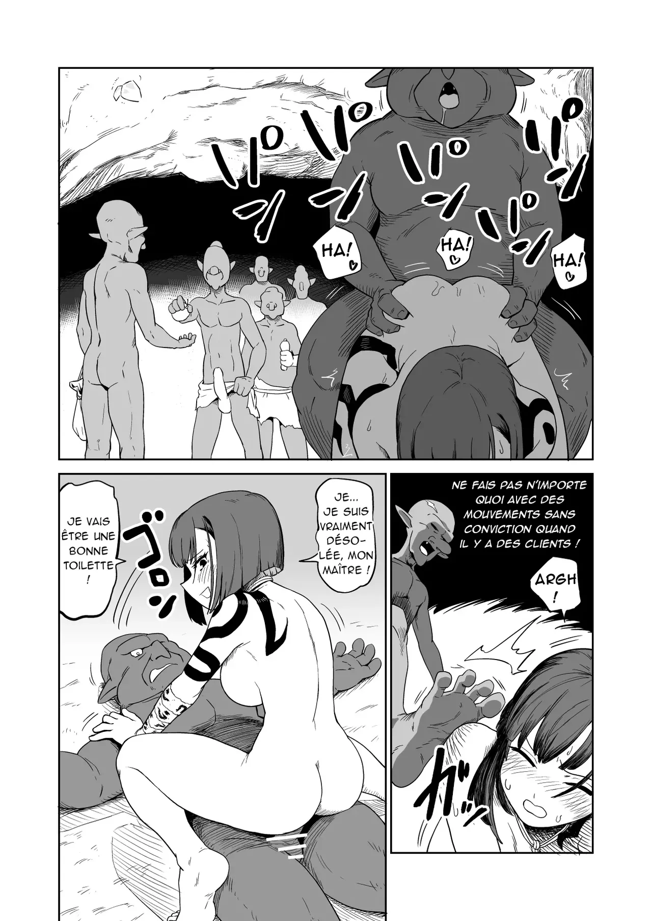 [yamabatake] Zako-kan Nerai no Do-M Onna Kishi ga Hontou ni Goblin Dorei ni Sareru Hanashi Zenpen Part 2 [French][AkroDa] 图片编号 75