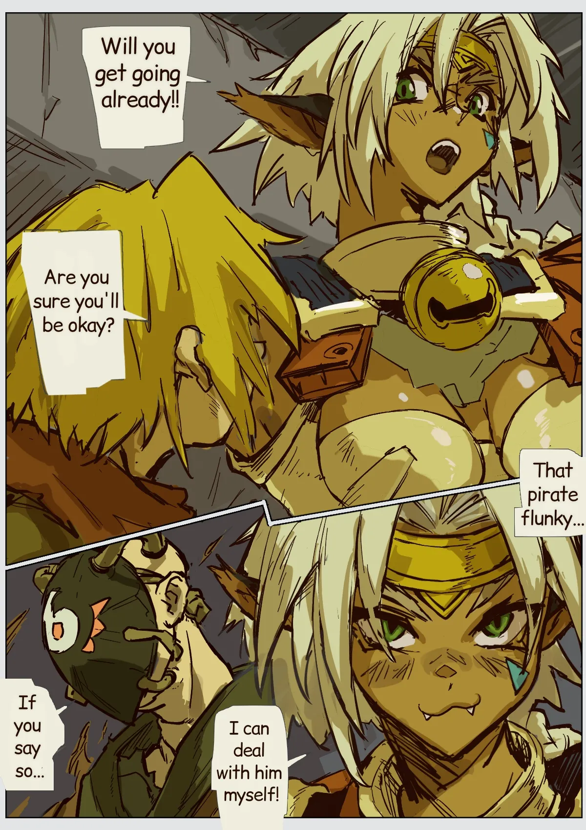 [thee rotten] Aisha ClanClan skeb (Outlaw Star) [English, Japanese] numero di immagine  1