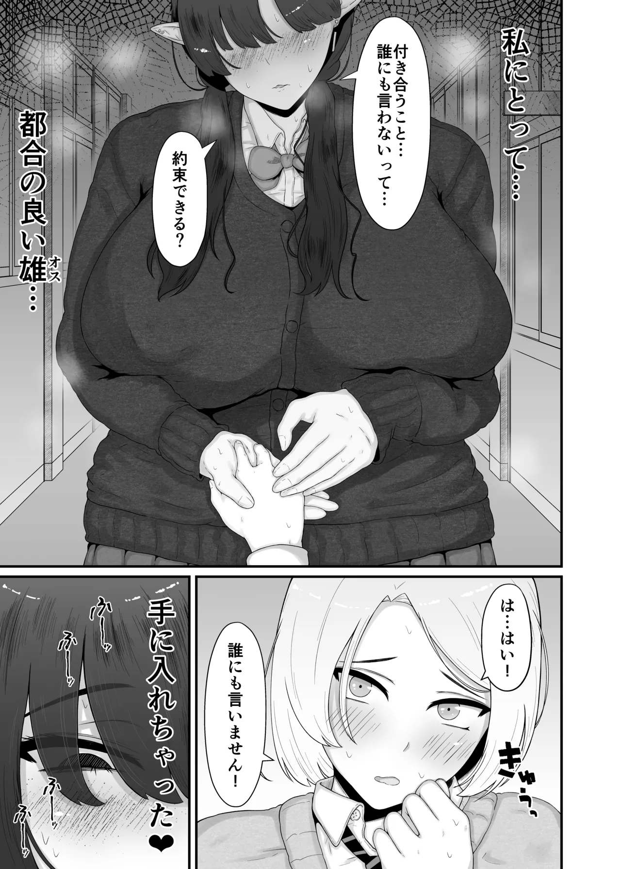 [るいの穴ぐら工房 (RuiManabu)] 地味サキュバスに食べられる numero di immagine  13
