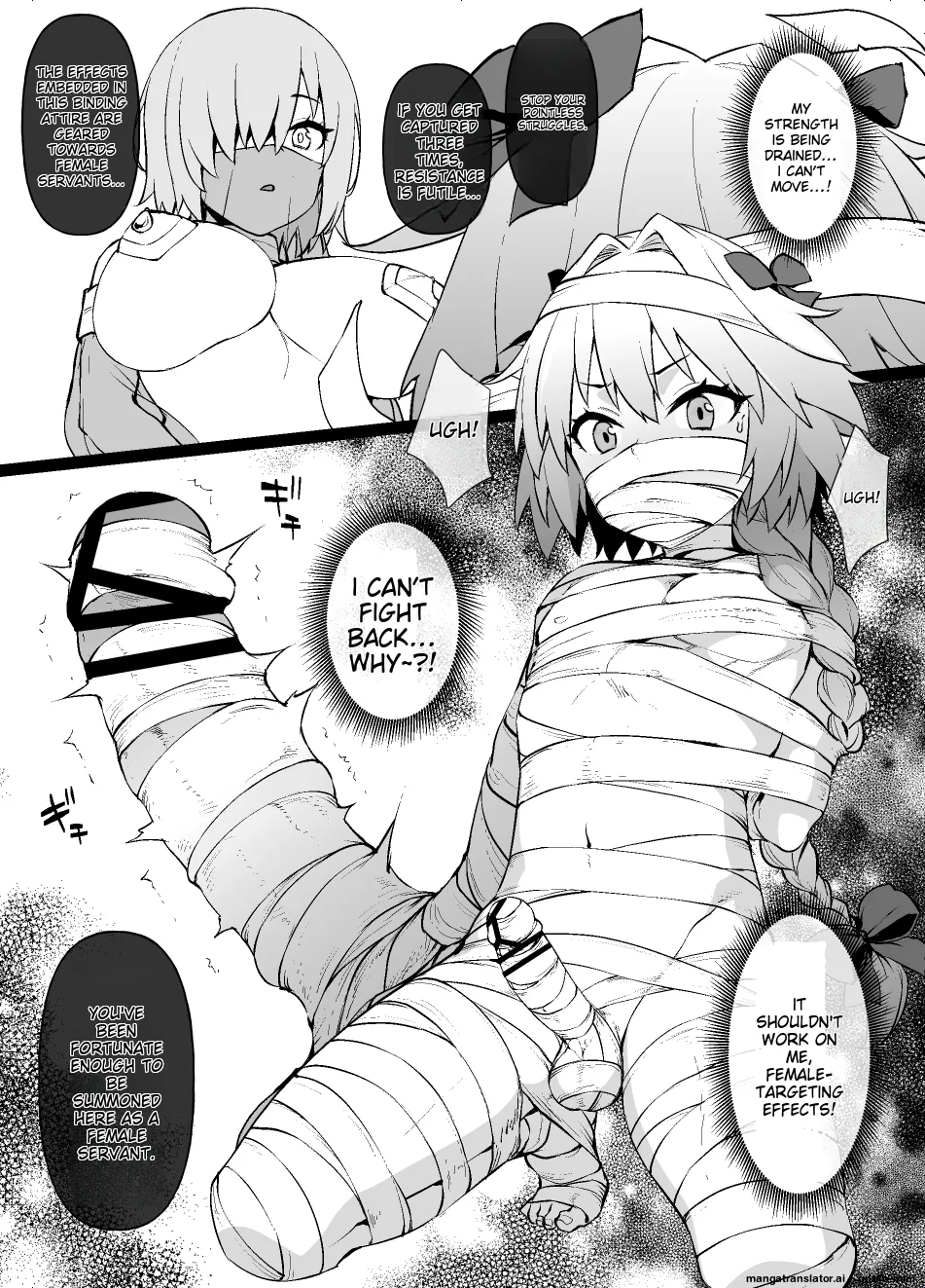 [Kusayarou] FGO MC Tokuiten - Astolfo Otokonoko & Futanari Nyotaika Hen (Fate Grand Order) [MTL] 图片编号 34