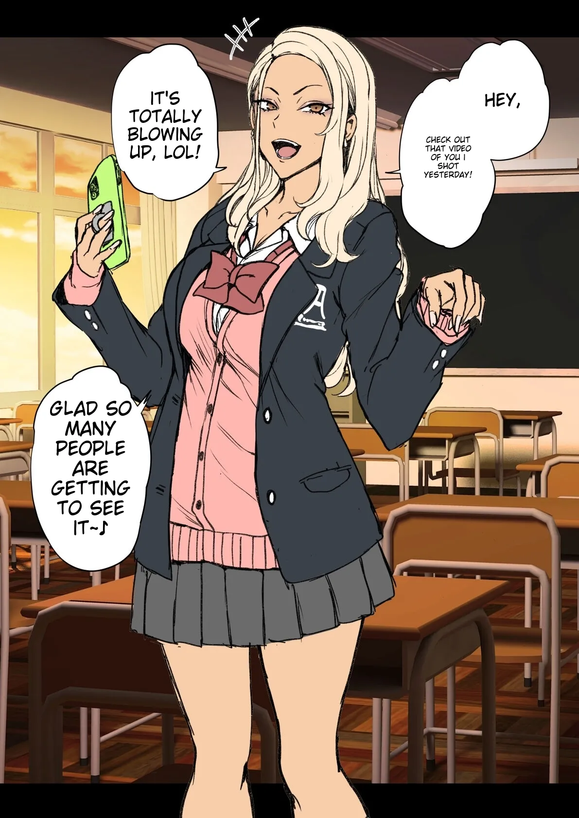 [Aiue_Oka]_Mukatsuku_Gal_ni_Saimin_o_Kakeru_Hanashi [MTL] 画像番号 1