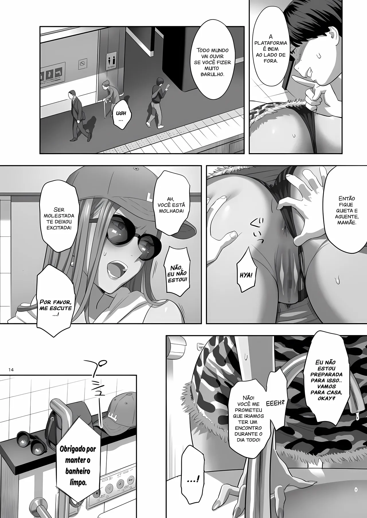 [Yukiyoshi Mamizu] Moto Gal Mama Ga Kyuu Ni Dekita Ken [Portuguese-BR] [Upscale] 图片编号 32