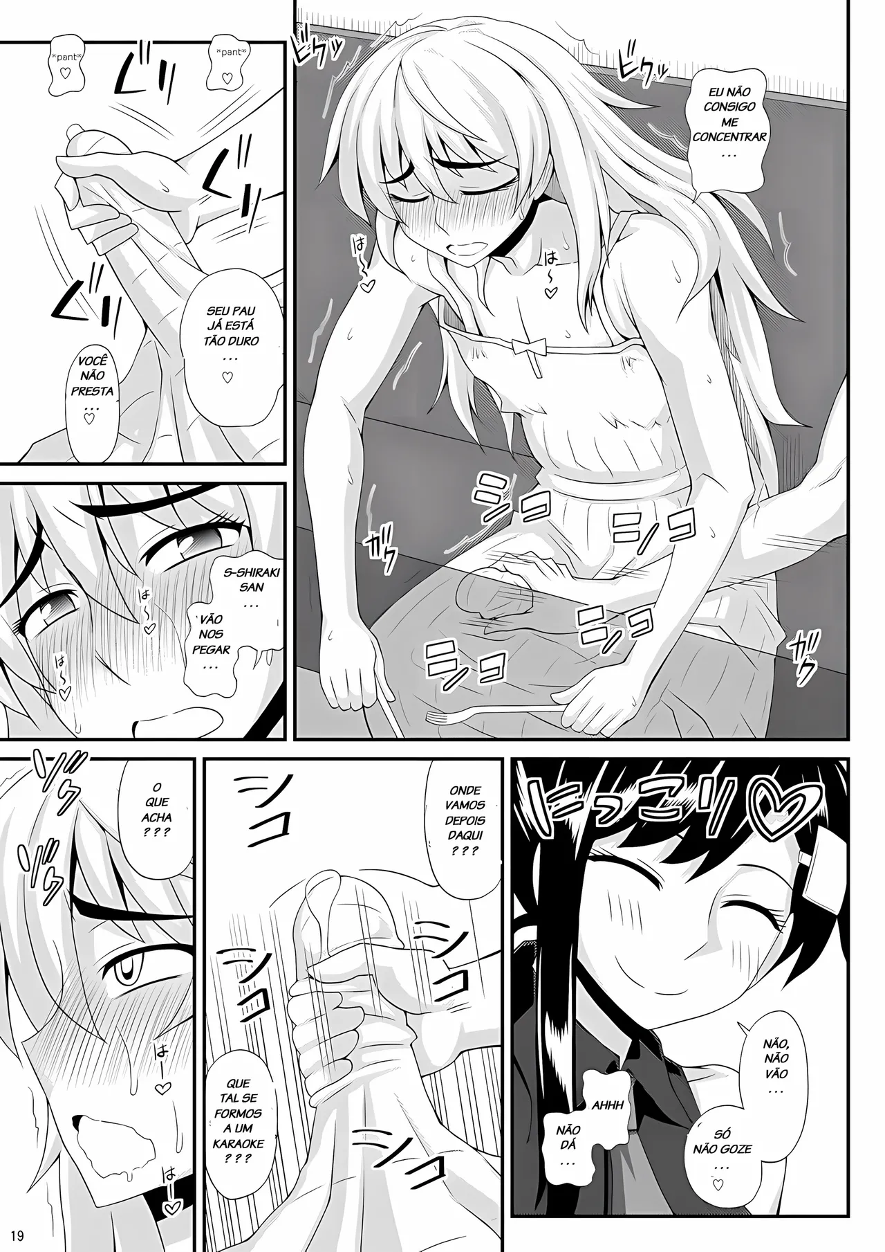 [Kurenai Yuuji] Futanari Musume ni Okasarechau! [Portuguese-BR] [Upscale] 图片编号 45