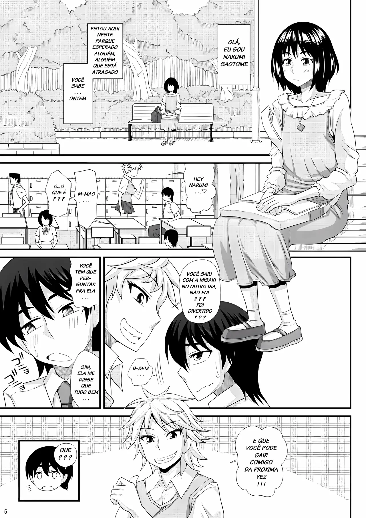 [Kurenai Yuuji] Futanari Musume ni Okasarechau! [Portuguese-BR] [Upscale] 图片编号 52