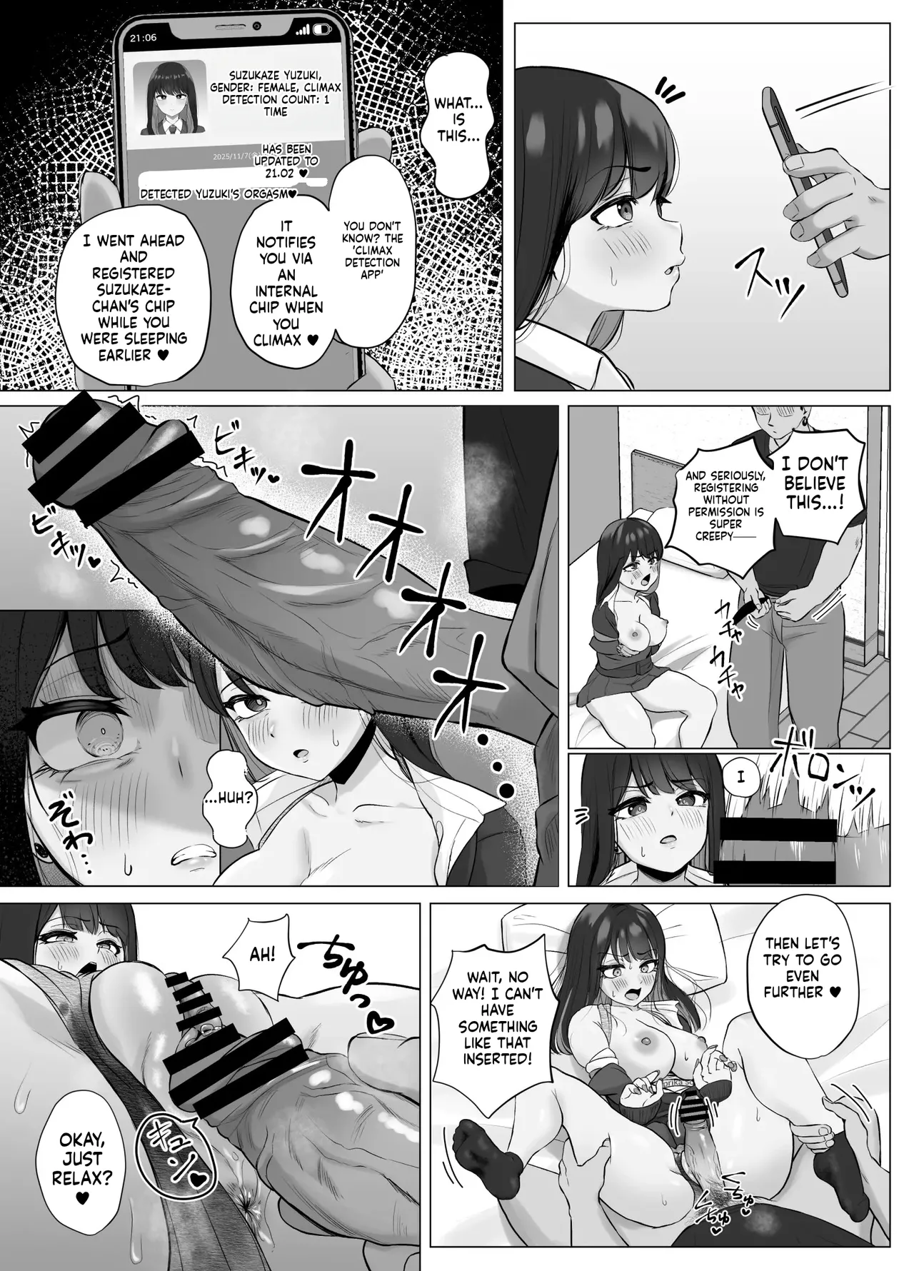 (Sora Paprika) Climax Detection App — The Never-Ending Cuckold Notification Alerts (MTL) 图片编号 23