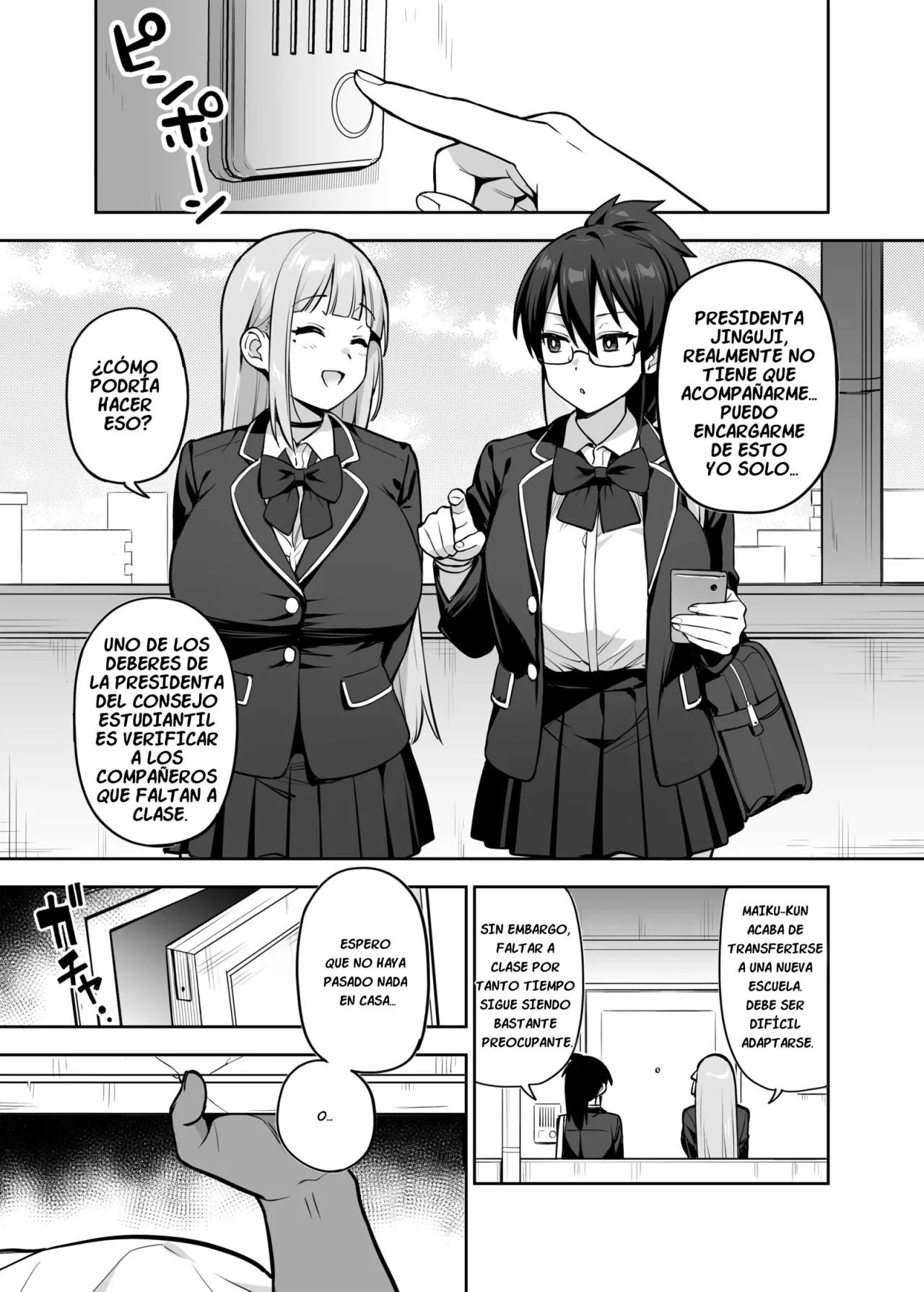 [TRY&Hougen Futari Shakai (TRY Hougen)] Seitokai no Joshi-tachi ga Kyonyuu Sugiru Ken | ¡Sobre las Enormes Tetas de las Miembros del Consejo Estudiantil! [Spanish] [YusufScan] [Decensored] [Digital] numero di immagine  37