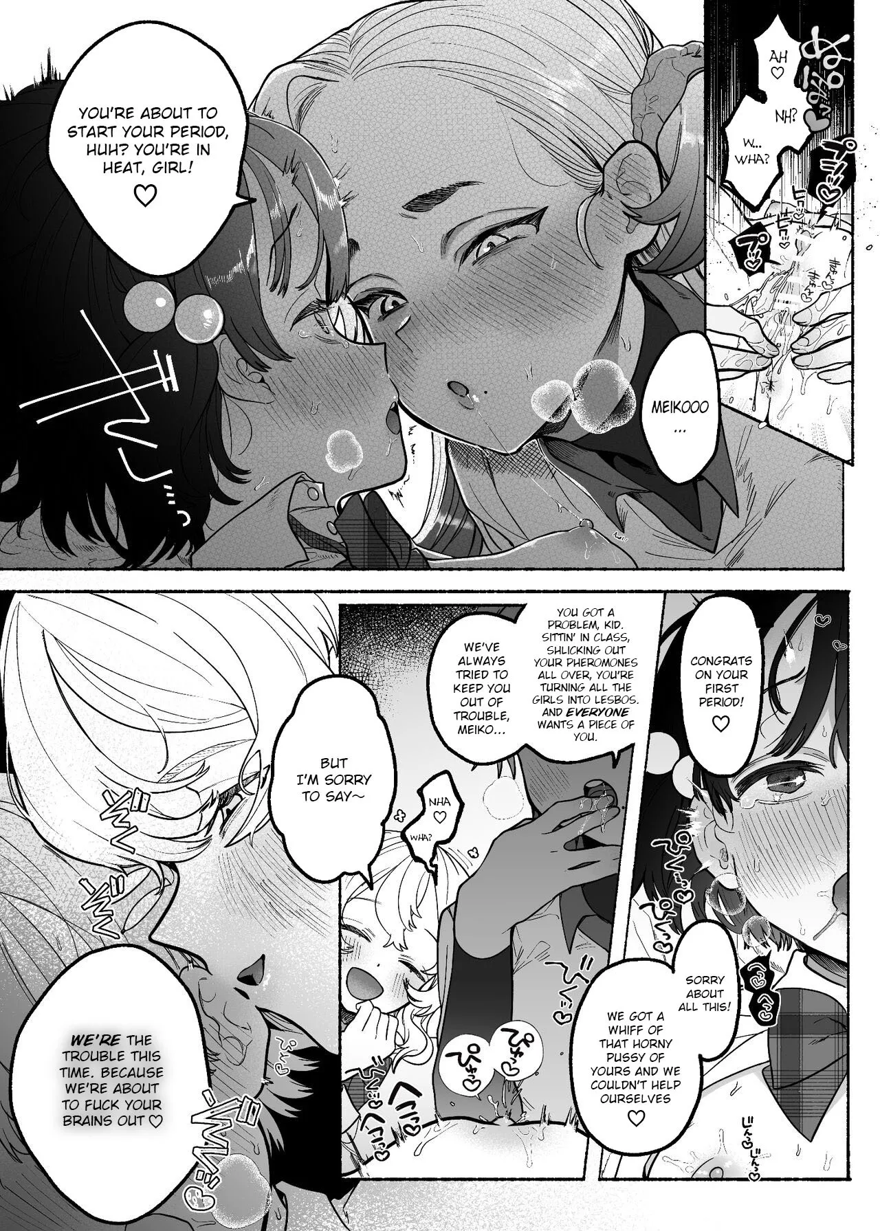 [Tama Land (Tama no Chichi)] Yuujou Retsujou Yuri Hatsujou | When Friendship Falls to Lesbian Lust [English]  [Digital] изображение № 15