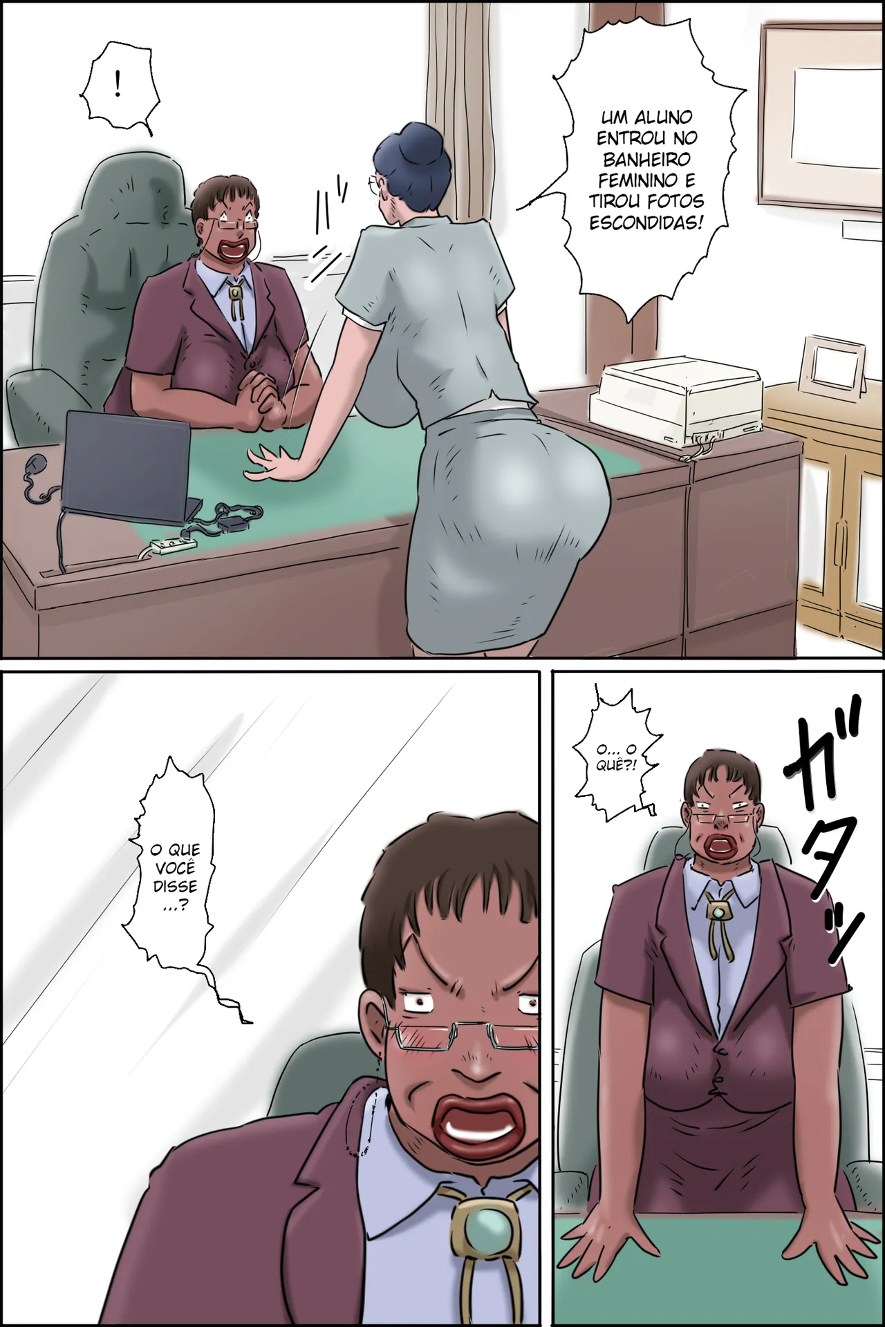 [zenmai kourogi] Sessão de Fotos de Reabilitação do Morishita-kun na Sala da Diretora [Português] изображение № 3