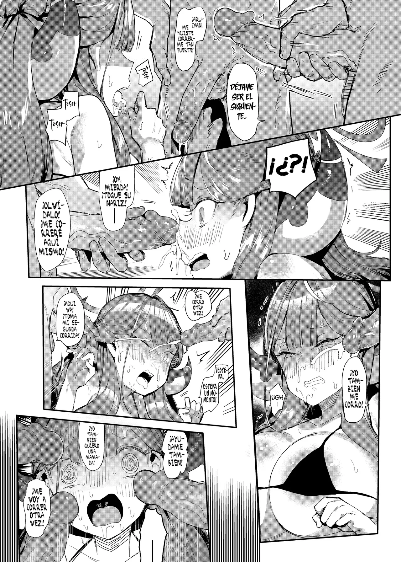 [013] ¡La Presidenta Aru debuta como Idol! (Blue Archive) [ReisZzz] [Spanish] [Decensurado] изображение № 15