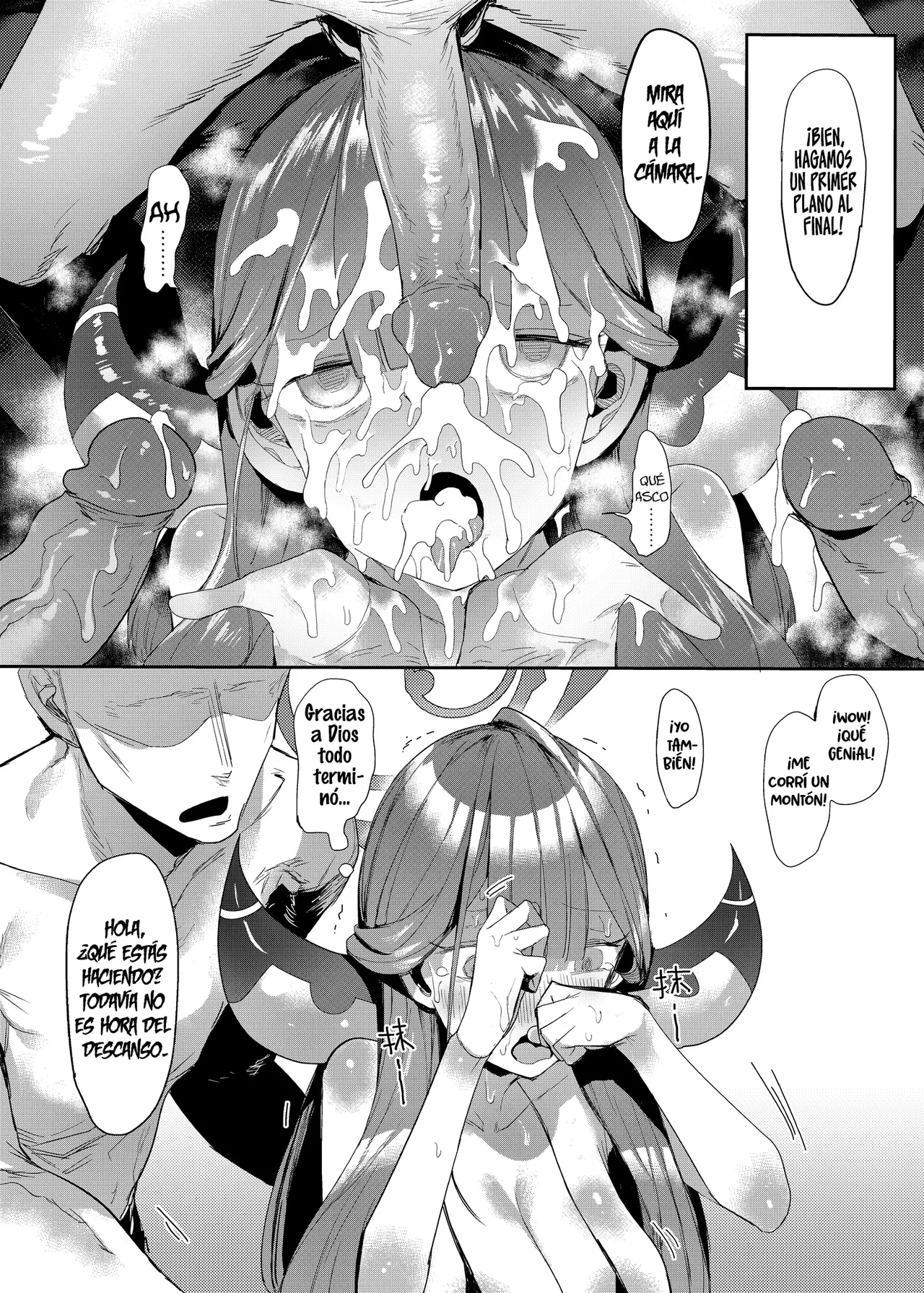 [013] ¡La Presidenta Aru debuta como Idol! (Blue Archive) [ReisZzz] [Spanish] [Decensurado] изображение № 16