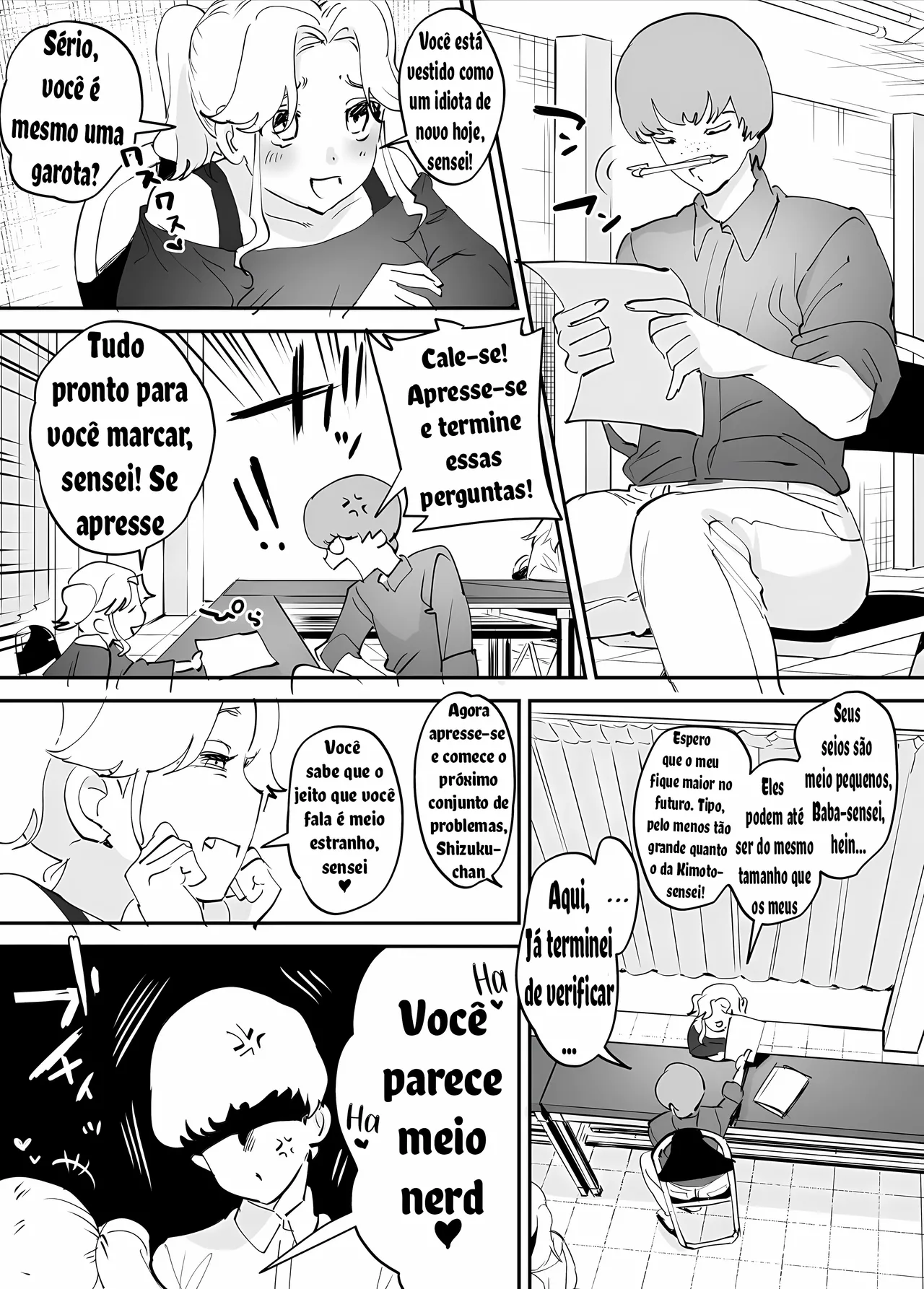 [Chimeda] Futanari Koushi, Zenbu Kuu [Portuguese-BR] [Upscale] 画像番号 16