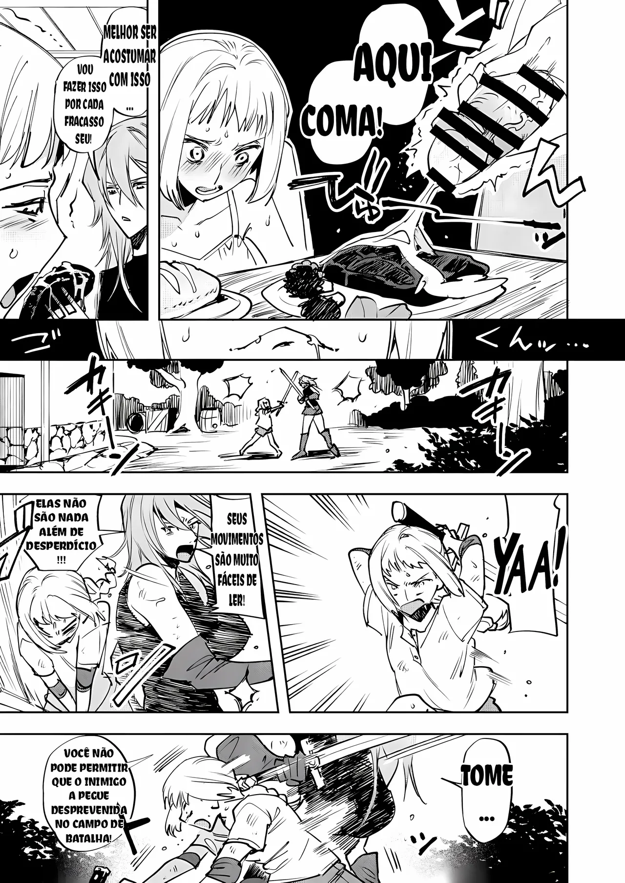 [Chimeda] Omae wa Watashi no Chinpo ni wa Katenai Shikashi Watashi no Chinpo Igai no Subete ni Kateru [Portuguese-BR] [Upscale] 画像番号 10