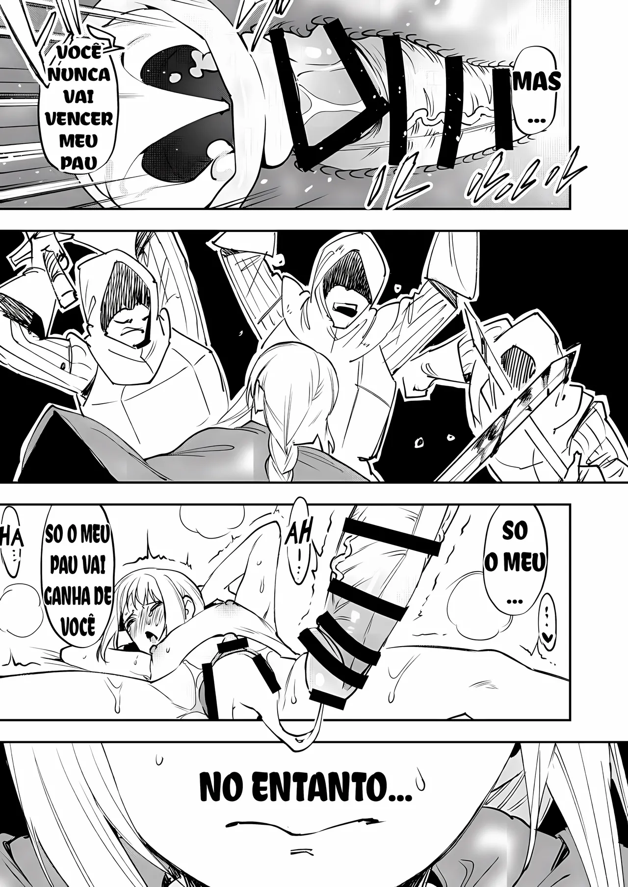 [Chimeda] Omae wa Watashi no Chinpo ni wa Katenai Shikashi Watashi no Chinpo Igai no Subete ni Kateru [Portuguese-BR] [Upscale] 画像番号 20