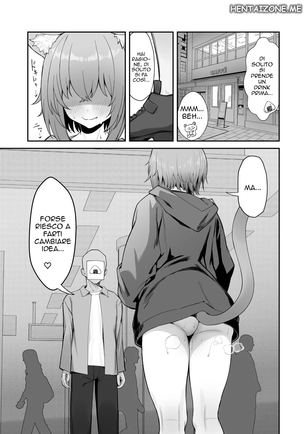 [Shio Hitotsumami (Ajisio)] Hatsujo! Dosukebe Neko Taiji | Una Gattina da Educare (Nekomata Okayu) [Italian] [Digital] numero di immagine  4