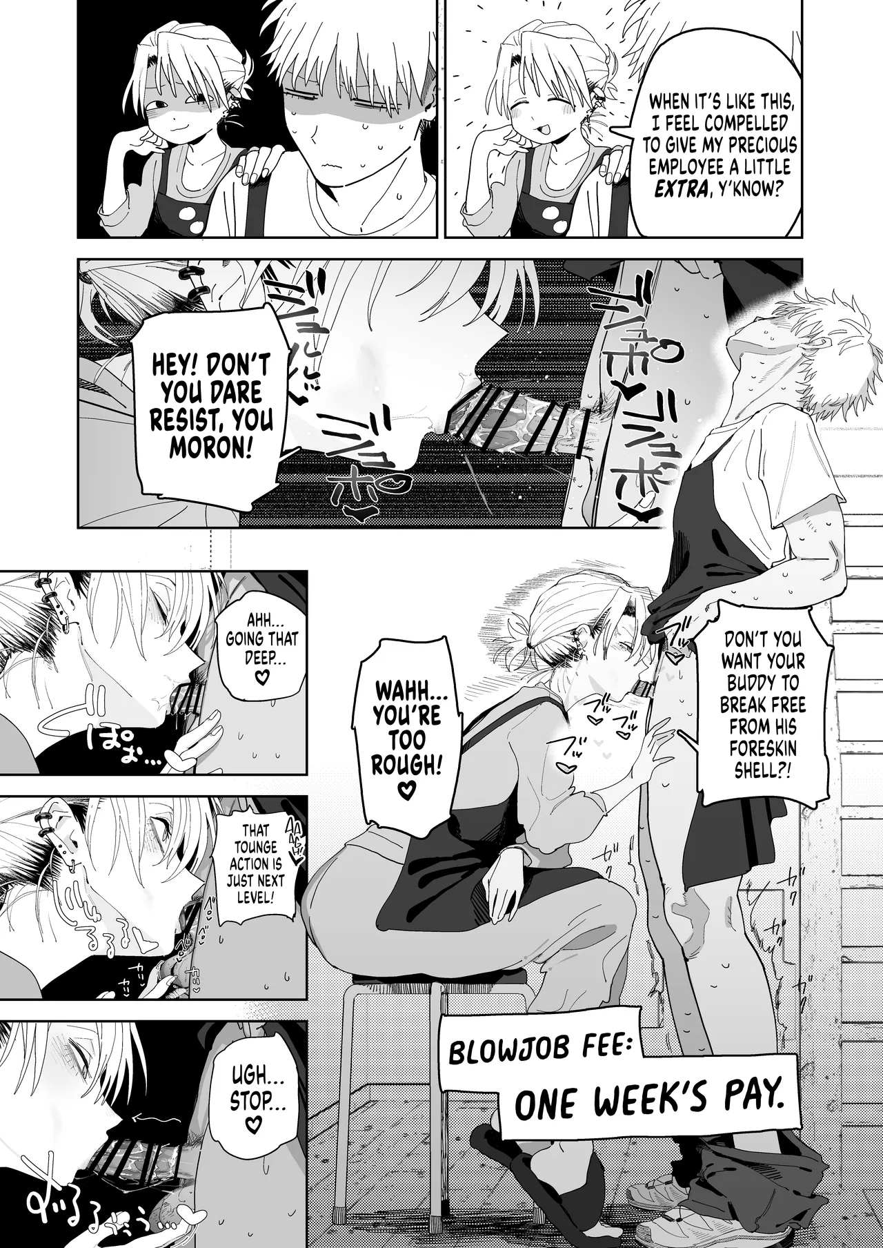 [Denki Neko (Toku)] Dekaketsu PowerHara Tenchou ni Shiboraretai! | I Want My Thick, Power-tripping Manager to Wring Me Dry! [English] [Suizokukan] [Digital] Bildnummer 28