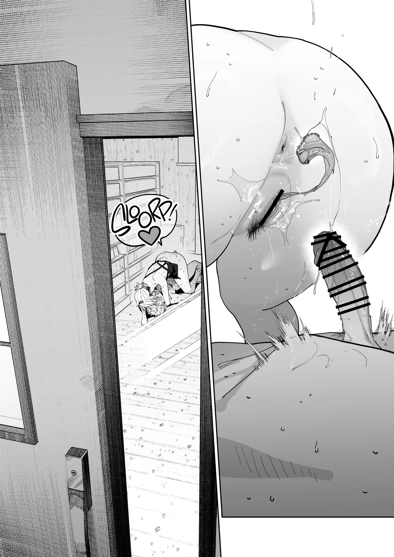 [Denki Neko (Toku)] Dekaketsu PowerHara Tenchou ni Shiboraretai! | I Want My Thick, Power-tripping Manager to Wring Me Dry! [English] [Suizokukan] [Digital] Bildnummer 72