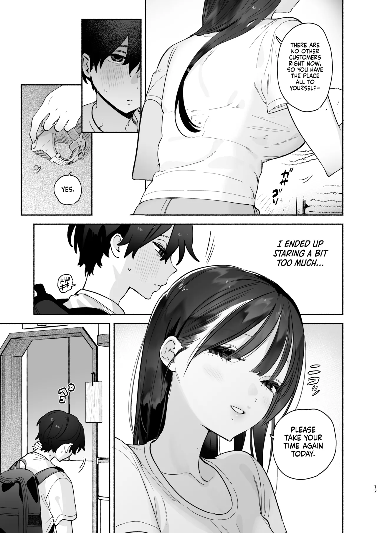 [Yuzuya (Yuzuha)] Sentou no Onee-san to Majiwaru, 4-kakan no Natsu | Four Days of Summer With The Bathhouse Lady [English] [gotbored] [Digital] Bildnummer 16