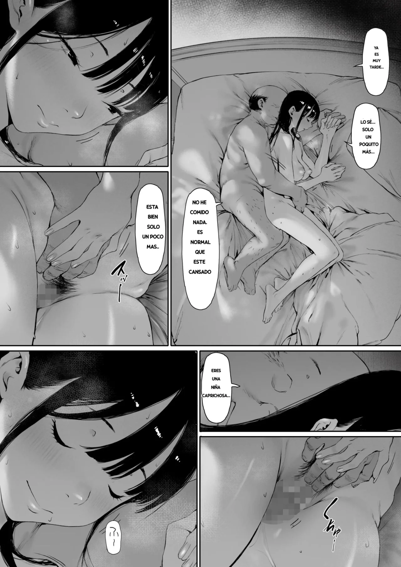 [Morita Shiki] Gifu To Doukyou Suru Ni Natta Shiawase Na Shinkon Seikatsu O Okuro Hazu Datta No Ni 3｜Se Suponía que Yo Vivía la Feliz Vida de Recién Casada, Pero Terminé... Siendo Violada por mi Suegro. 3 [Spanish] [Digital] 이미지 번호 35