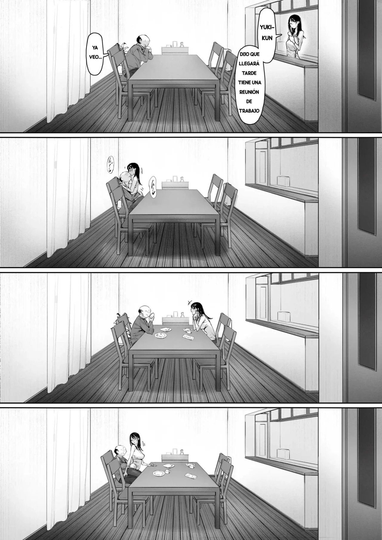 [Morita Shiki] Gifu To Doukyou Suru Ni Natta Shiawase Na Shinkon Seikatsu O Okuro Hazu Datta No Ni 3｜Se Suponía que Yo Vivía la Feliz Vida de Recién Casada, Pero Terminé... Siendo Violada por mi Suegro. 3 [Spanish] [Digital] 이미지 번호 41