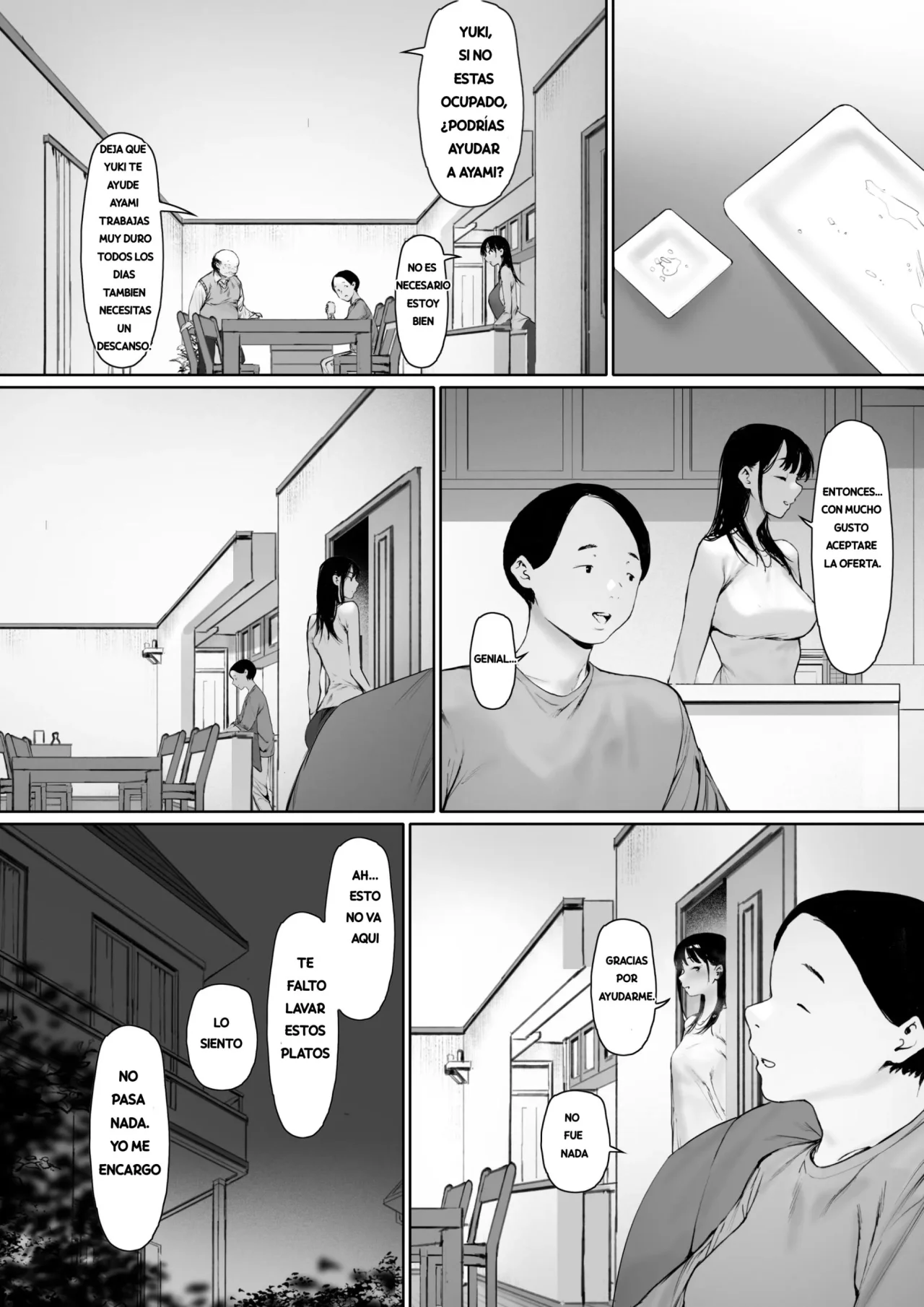 [Morita Shiki] Gifu To Doukyou Suru Ni Natta Shiawase Na Shinkon Seikatsu O Okuro Hazu Datta No Ni 3｜Se Suponía que Yo Vivía la Feliz Vida de Recién Casada, Pero Terminé... Siendo Violada por mi Suegro. 3 [Spanish] [Digital] 이미지 번호 85